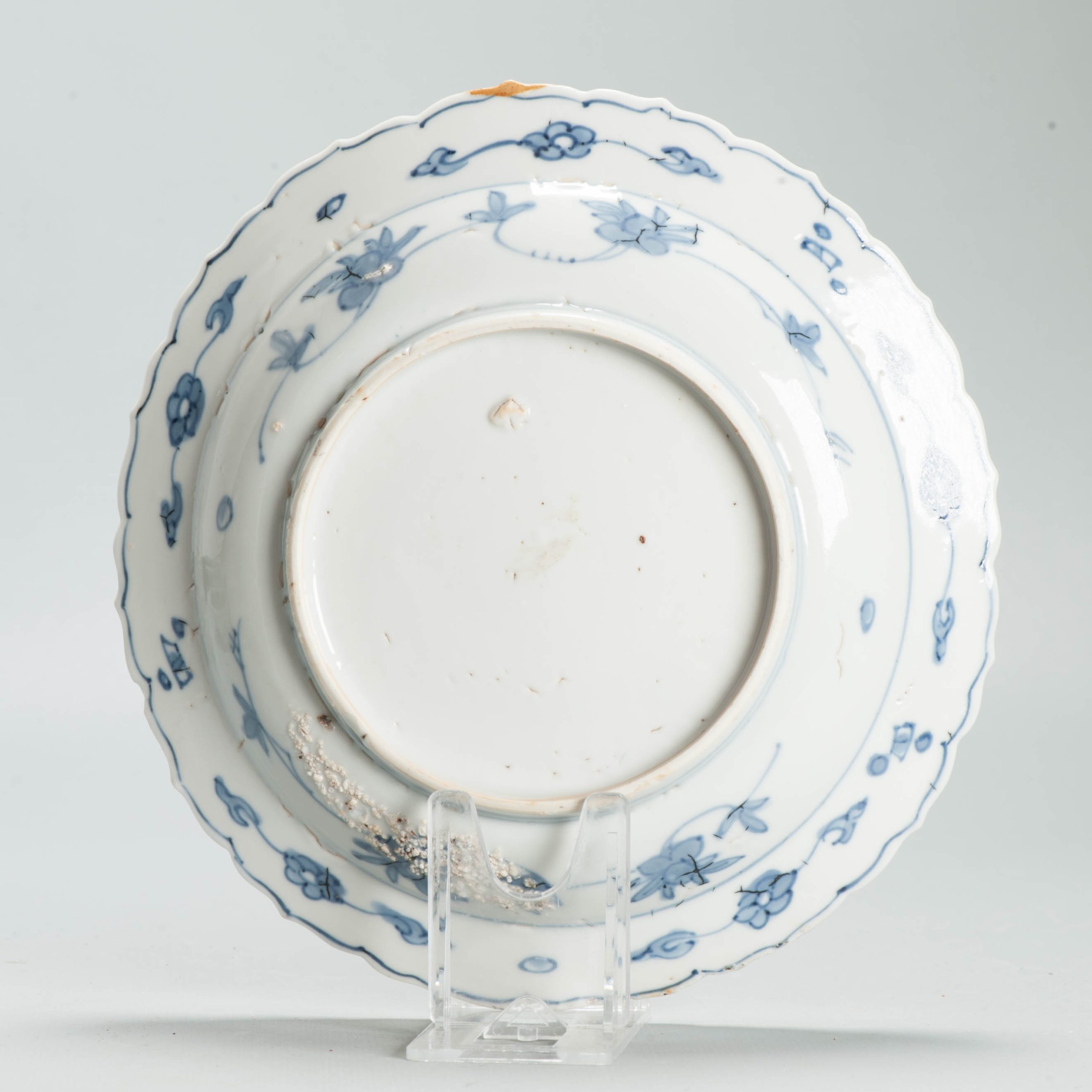 Antique Chinese Porcelain Ming 1540-1580 Jiajing Wanli Landscape Plate China - Image 11