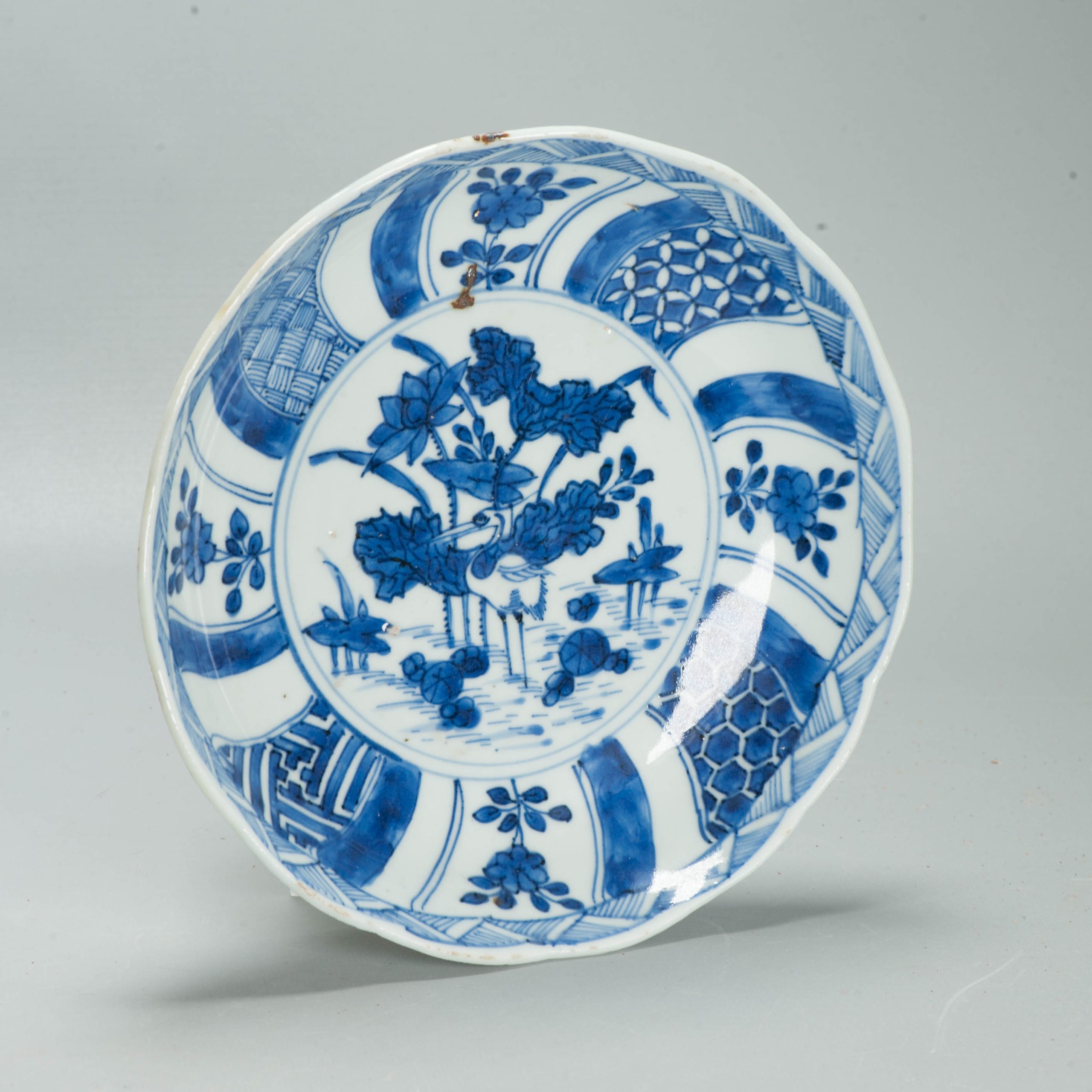 Almost Perfect Antique Chinese Ming Kosometsuke Porcelain Dish Marked - Image 2