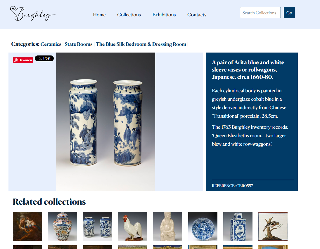 Museum Pieces - Arita Vases 1660 in Chinese Transitional style Japanese Porcelain Export - Image 3