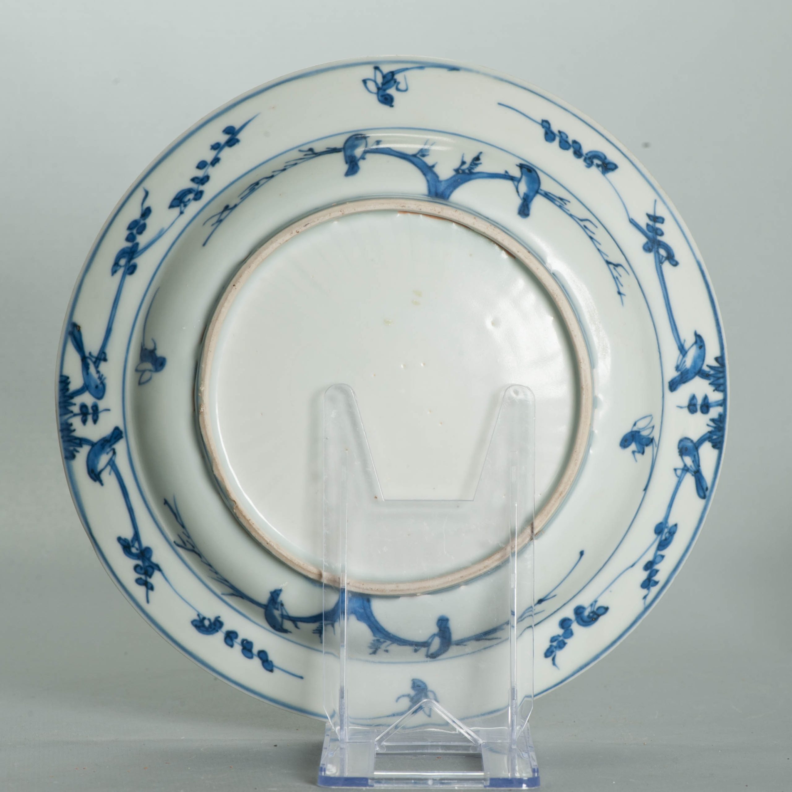 Antique Chinese Porcelain 16th century Wanli - Jiajing Period plate with landscape Ming - Image 14