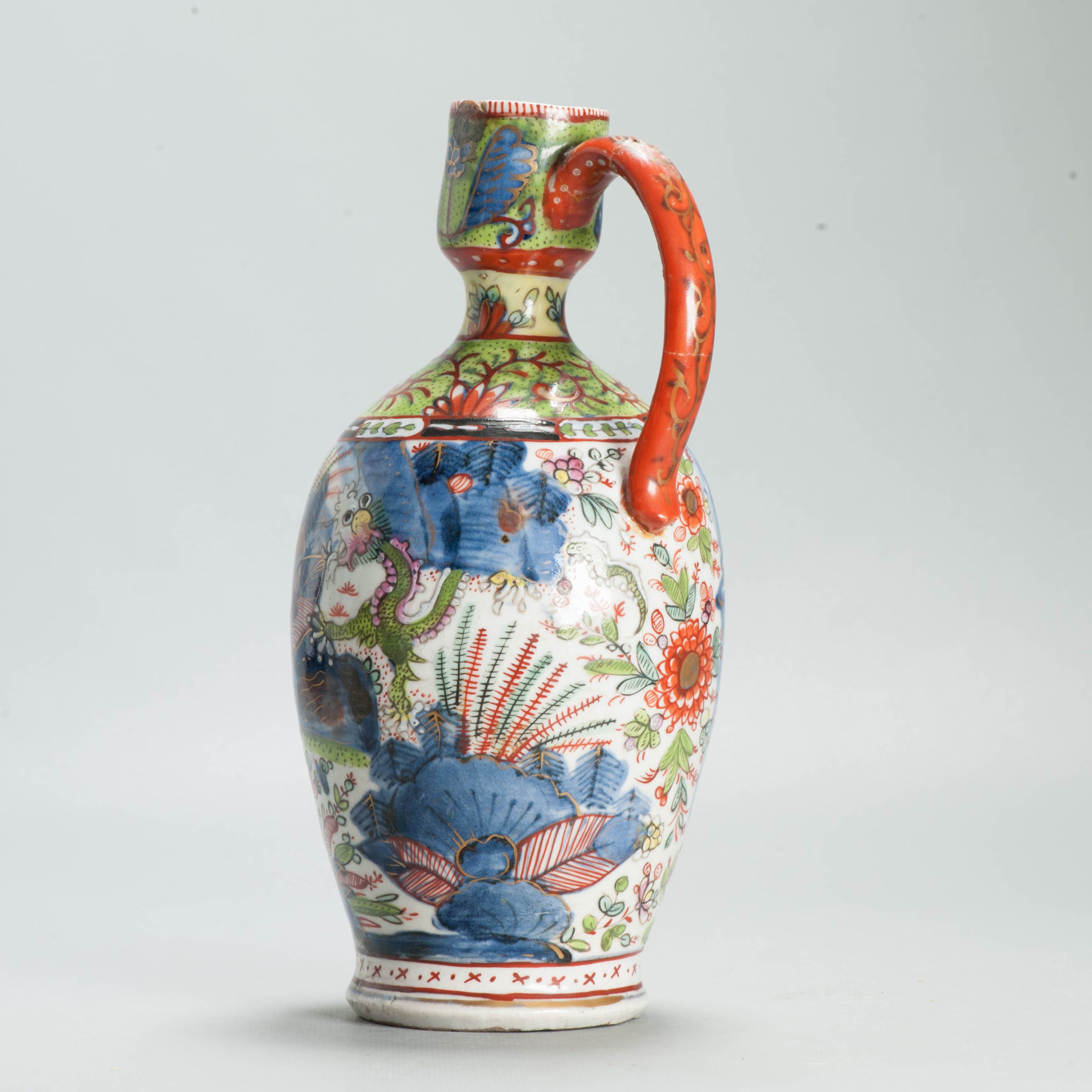 Antique 18C Japanese Porcelain Ewer with Regency Redecoration George IV - Image 11