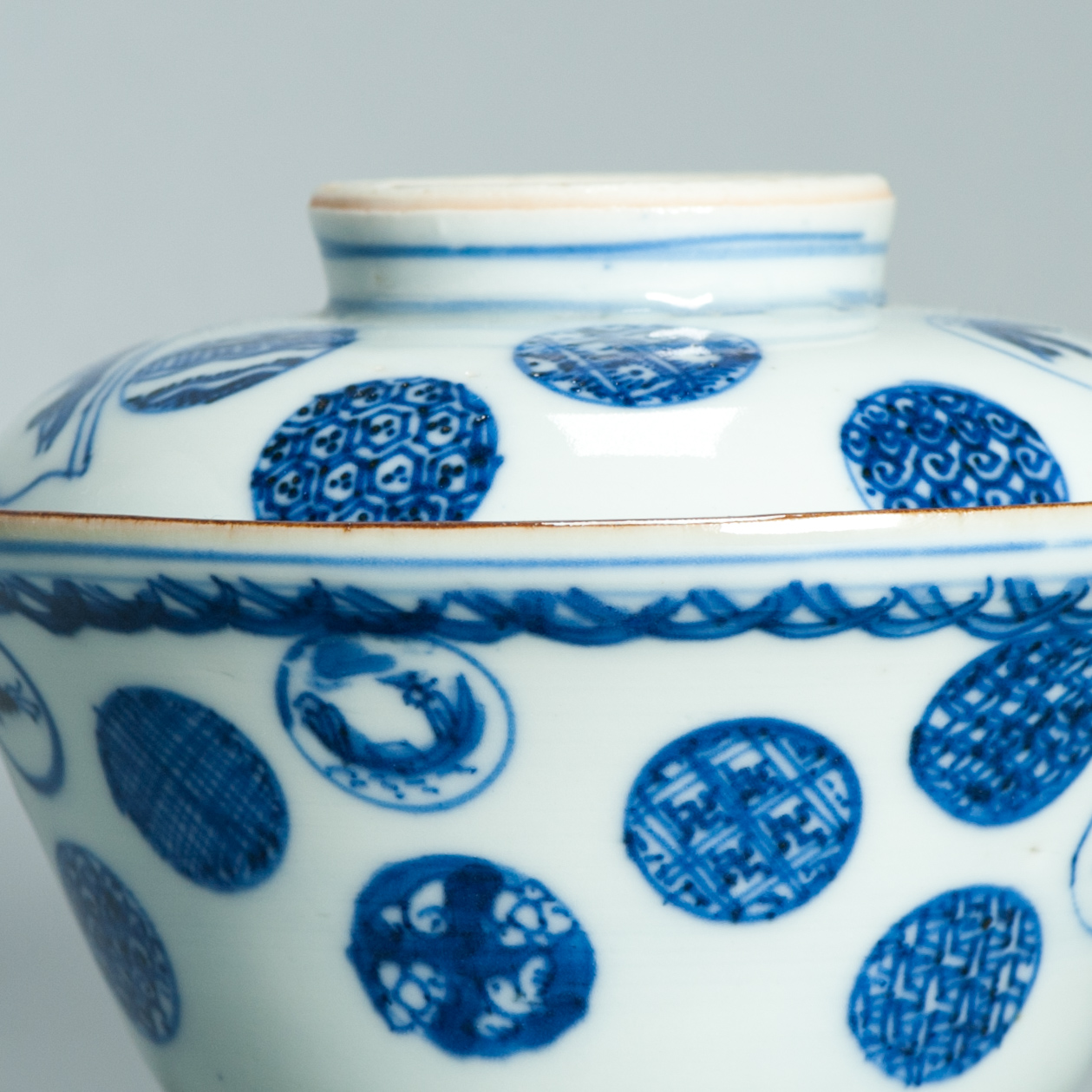 Museum Piece Ming Tianqi Period Shonzui 17th C Chinese Porcelain Ming Gaiwan - Image 37
