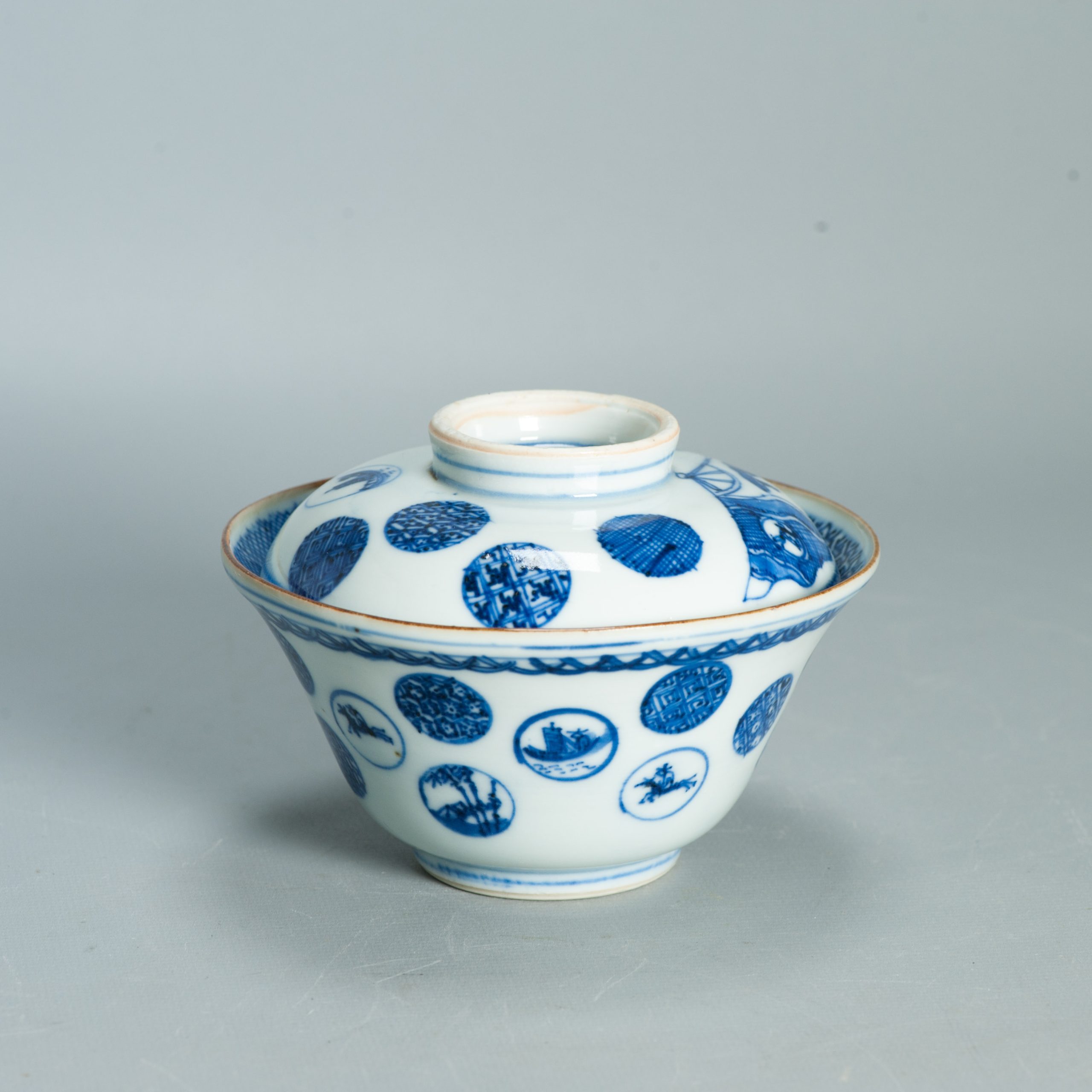 Museum Piece Ming Tianqi Period Shonzui 17th C Chinese Porcelain Ming Gaiwan - Image 19