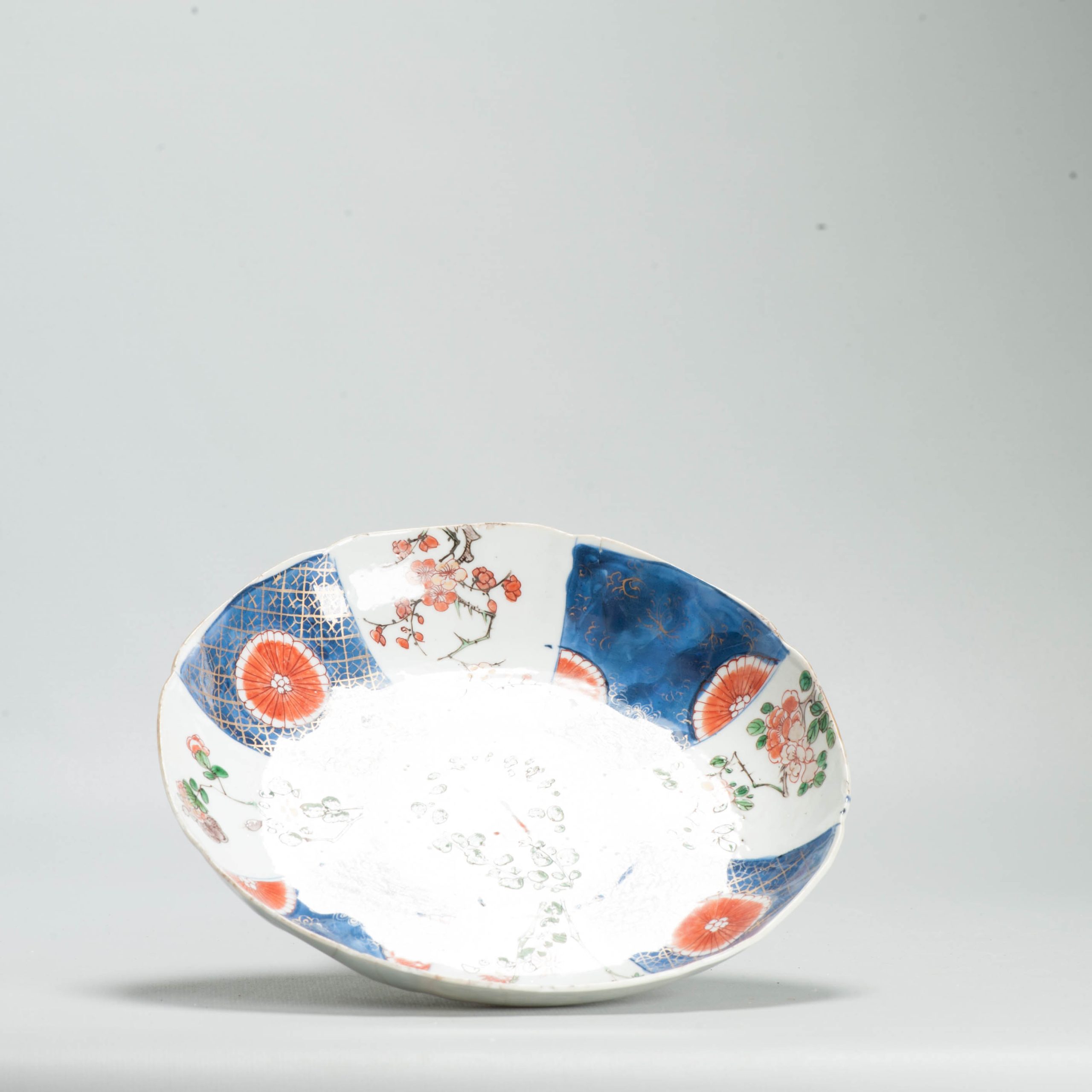 Antique Imari Verte Chinese Plate 18th Plate Chinese Porcelain Qing Dynasty - Image 14