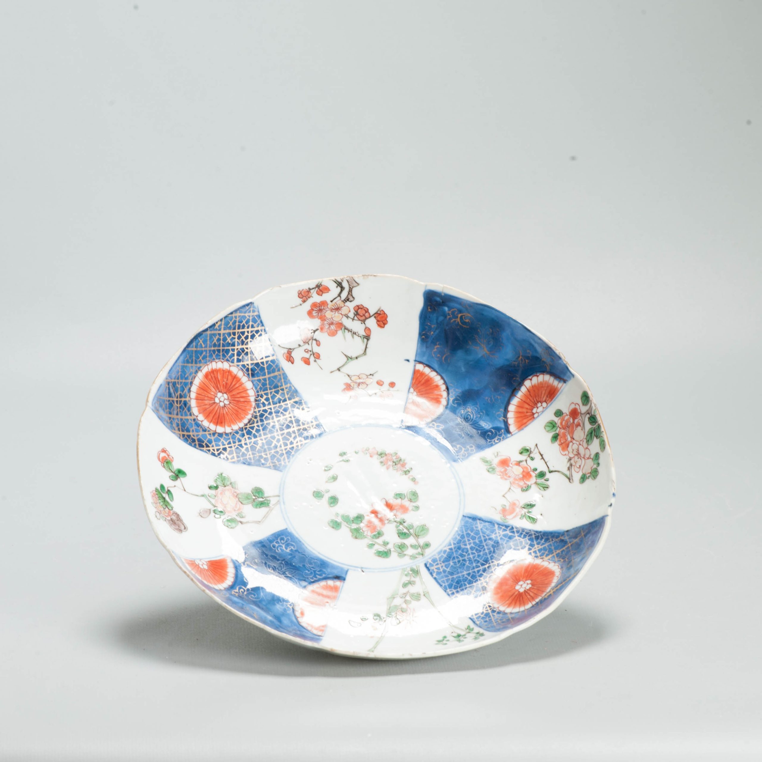 Antique Imari Verte Chinese Plate 18th Plate Chinese Porcelain Qing Dynasty - Image 13