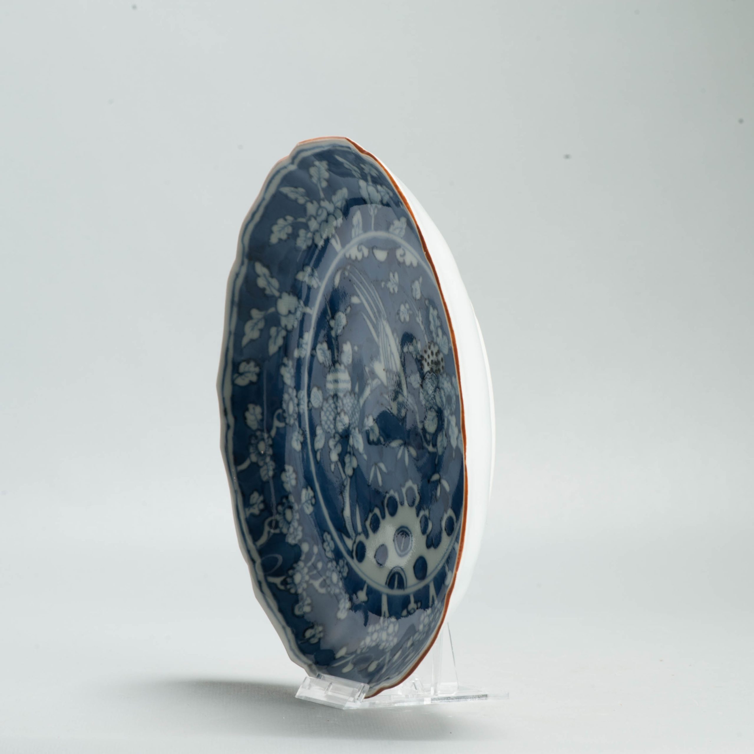 Antique 18C Japanese Porcelain Shonzui Plate Ming Chinese Style dish Japan - Image 11