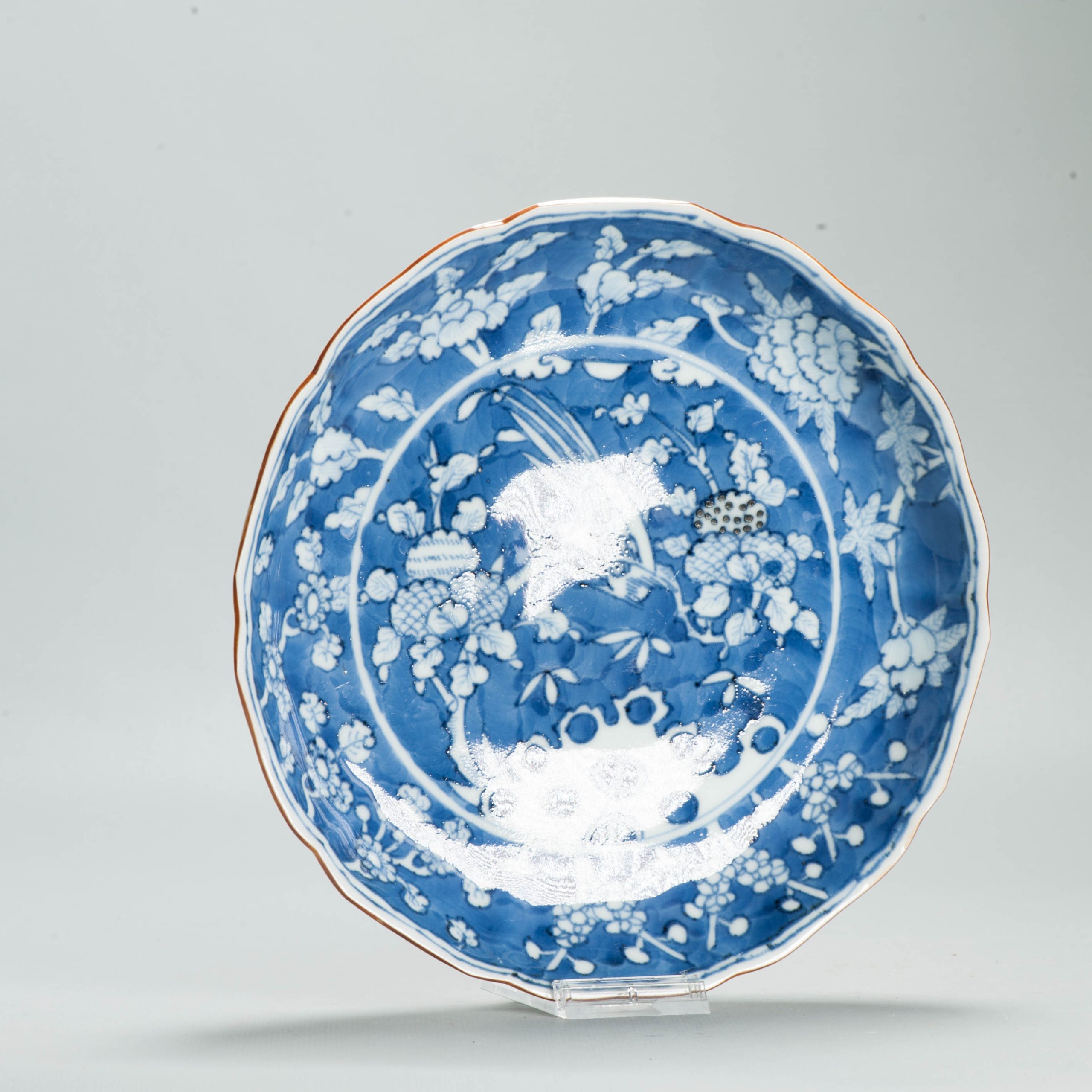 Antique 18C Japanese Porcelain Shonzui Plate Ming Chinese Style dish Japan