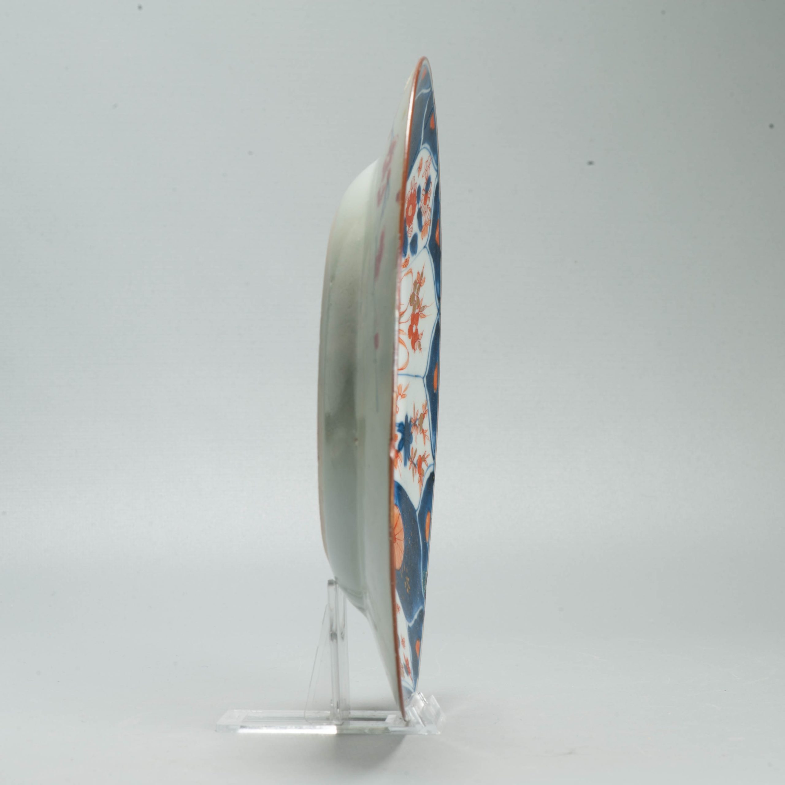 Antique Imari Chinese Plate 18th Plate Chinese Porcelain Qing Dynasty - Image 5