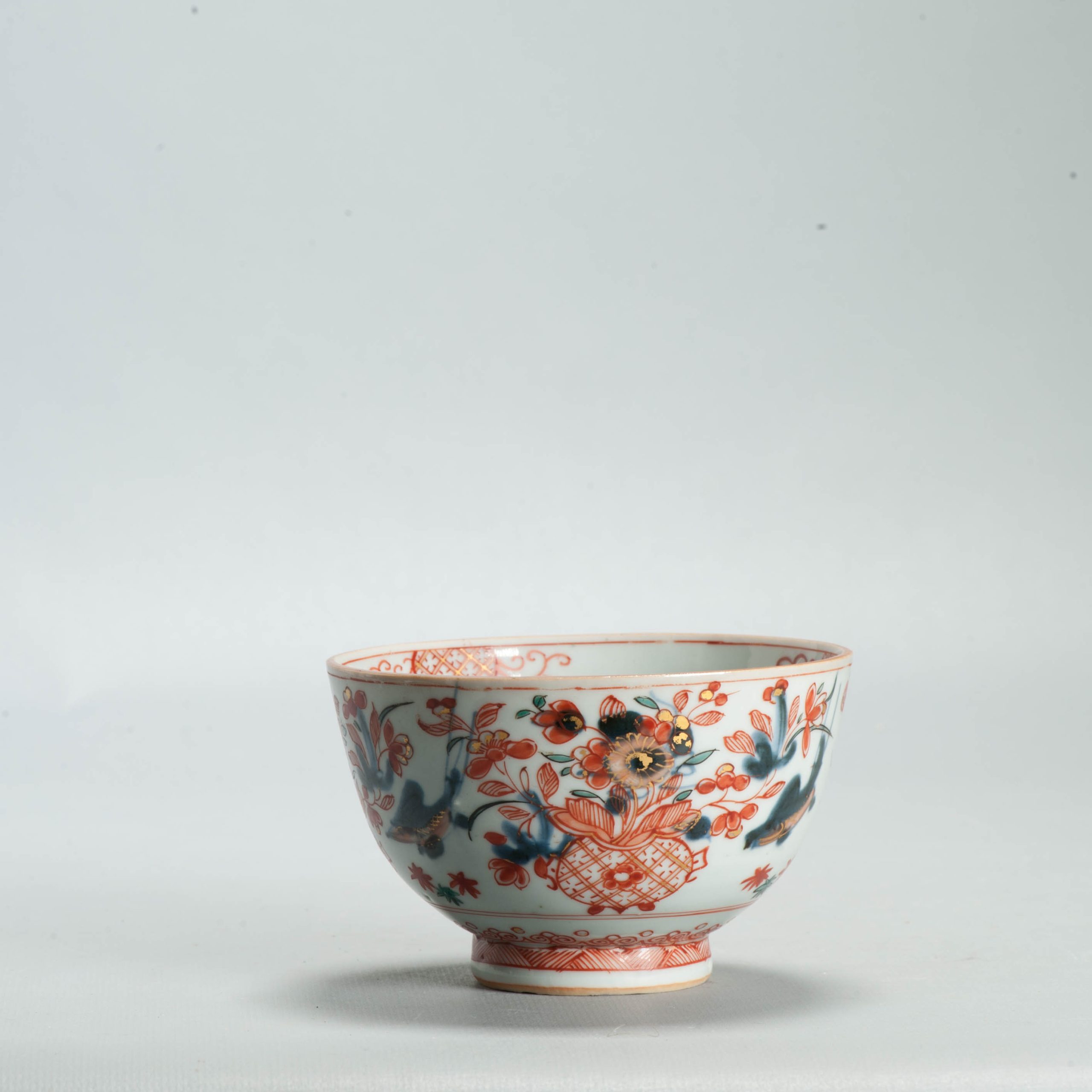 Antique 1720-30 Qing Chinese Porcelain Bowl European Amsterdam Bont Decoration - Image 7