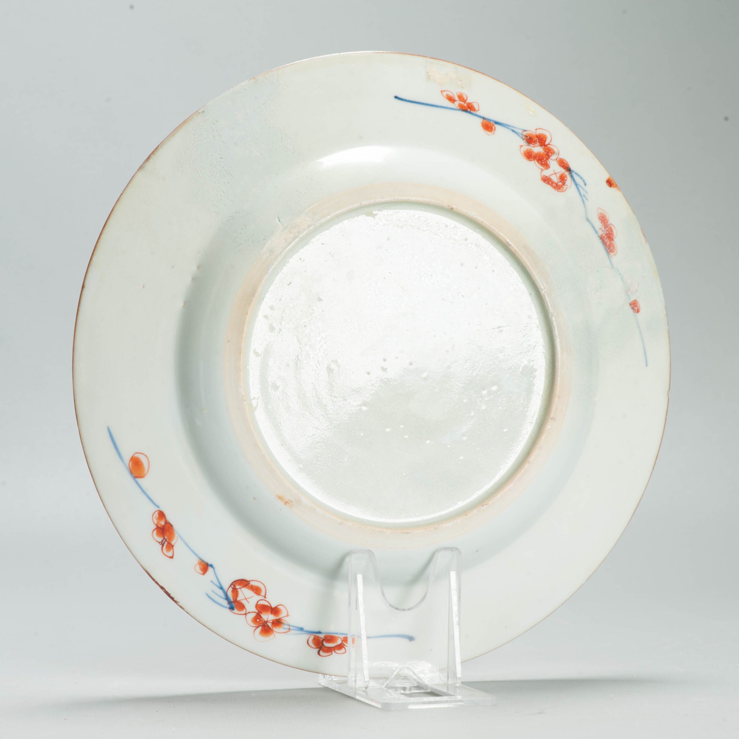 Antique Imari Chinese Plate 18th Plate Chinese Porcelain Qing Dynasty - Image 9