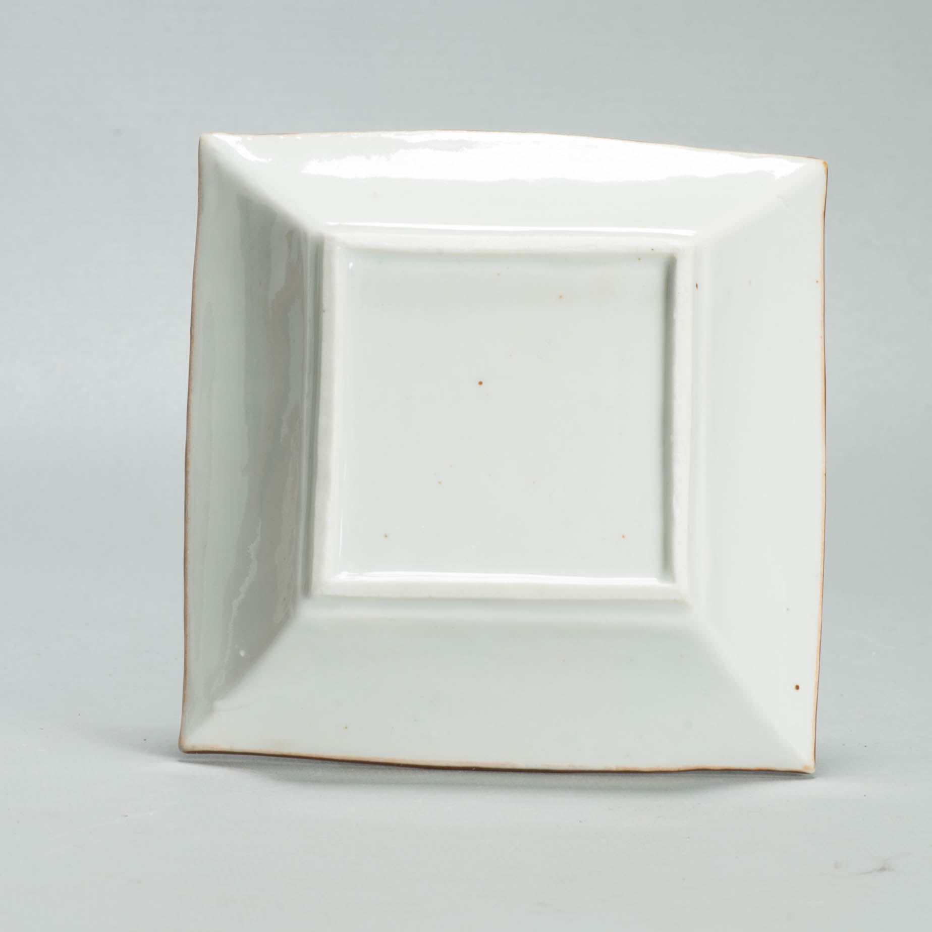Antique Late Ming or Transitional 17th c Chinese Porcelain China Dish JI character - Image 5