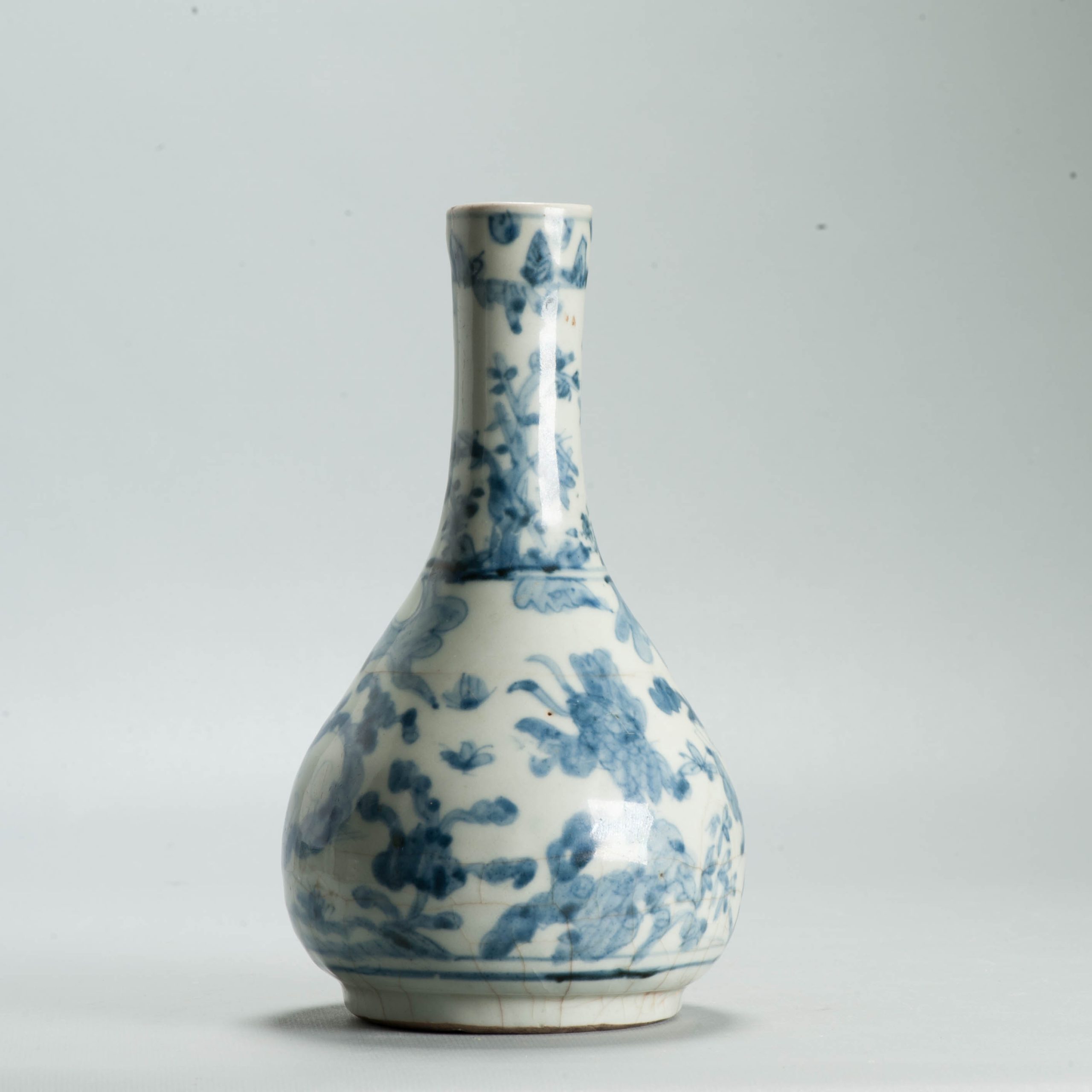 Antique Ming Wanli Chinese Swatow Zhangzhou Porcelain Vase Rabbit Carp - Image 15