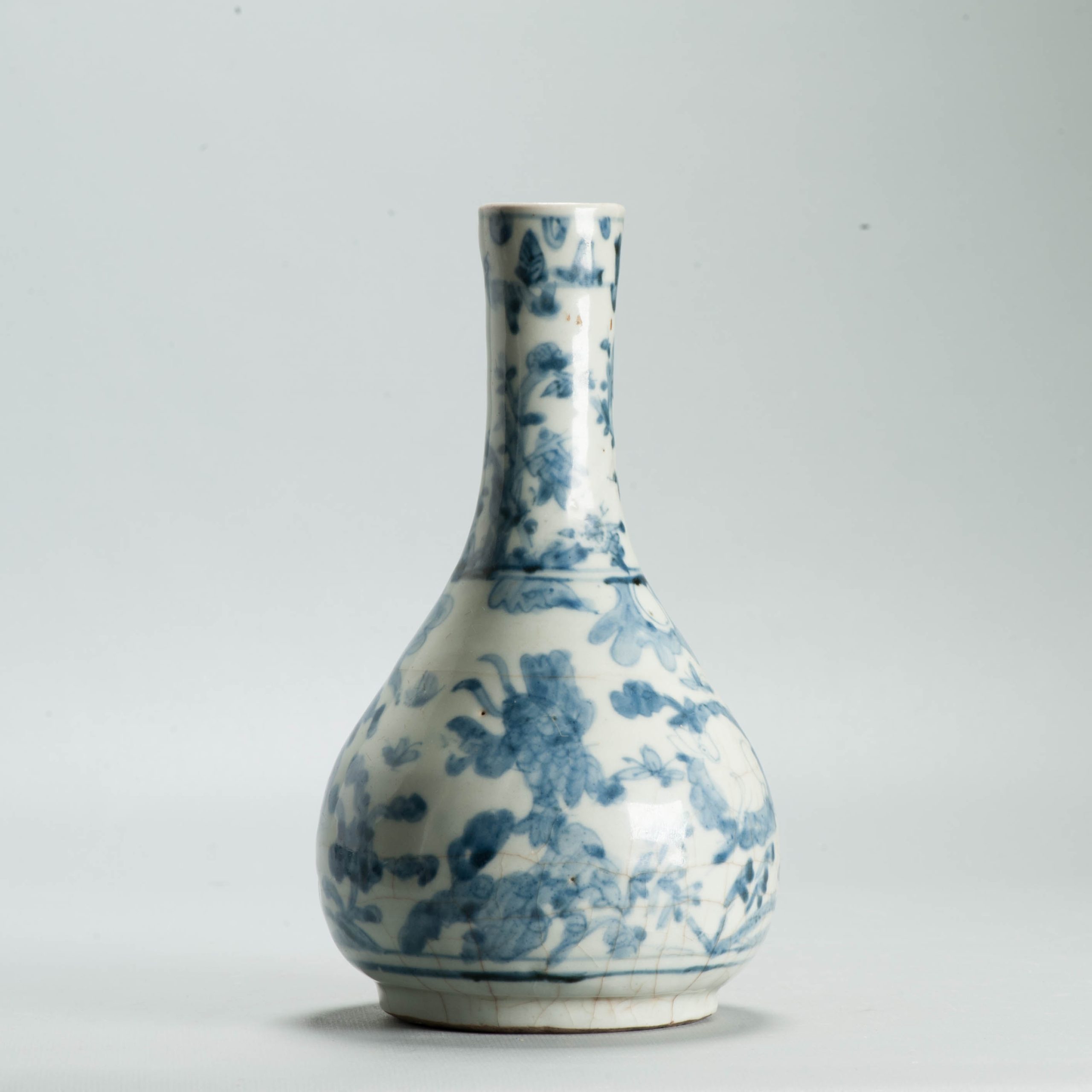 Antique Ming Wanli Chinese Swatow Zhangzhou Porcelain Vase Rabbit Carp - Image 14