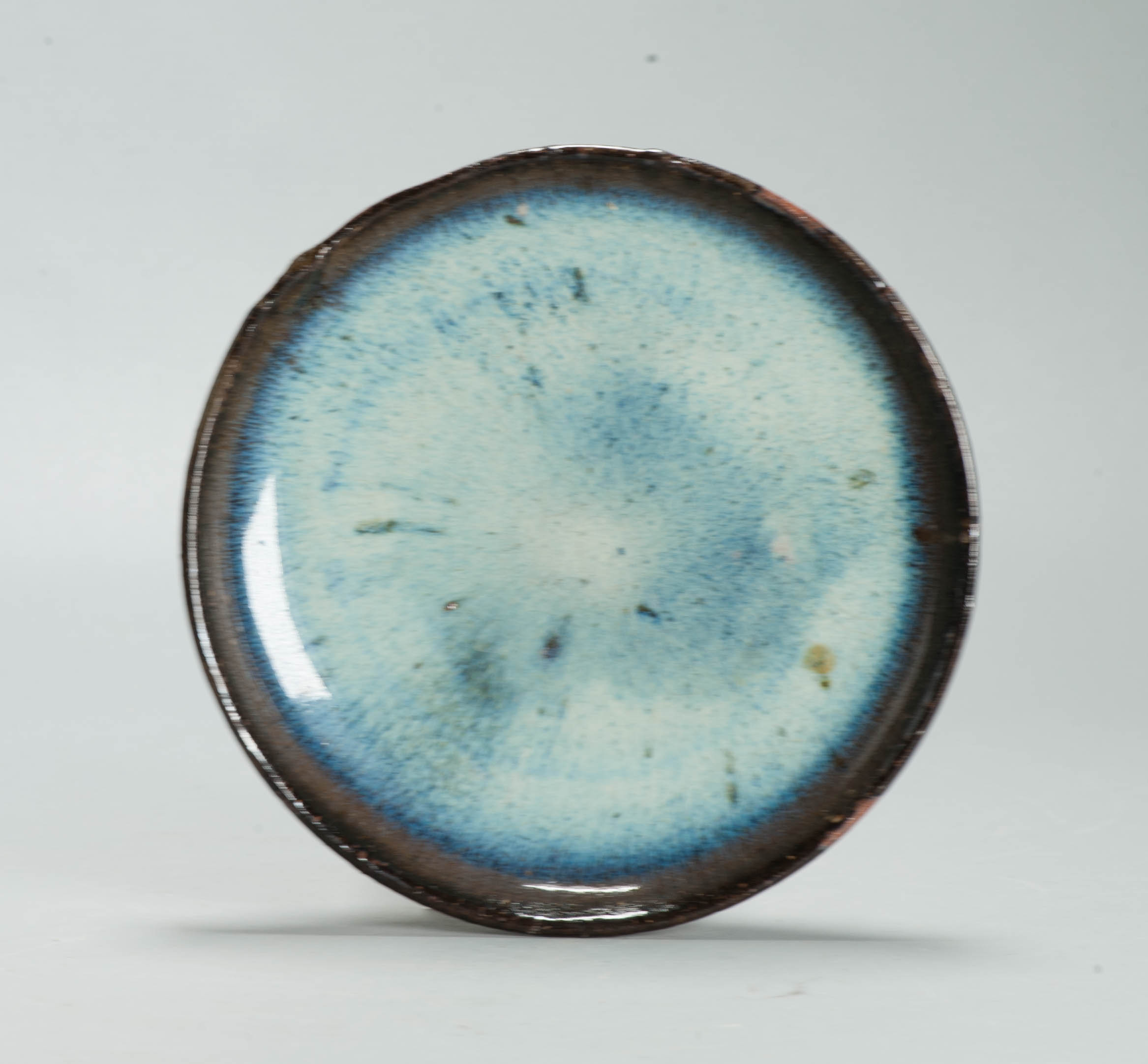 Antique Chinese Yuan Dynasty small jun-ware Dish China Nicely Shaped
