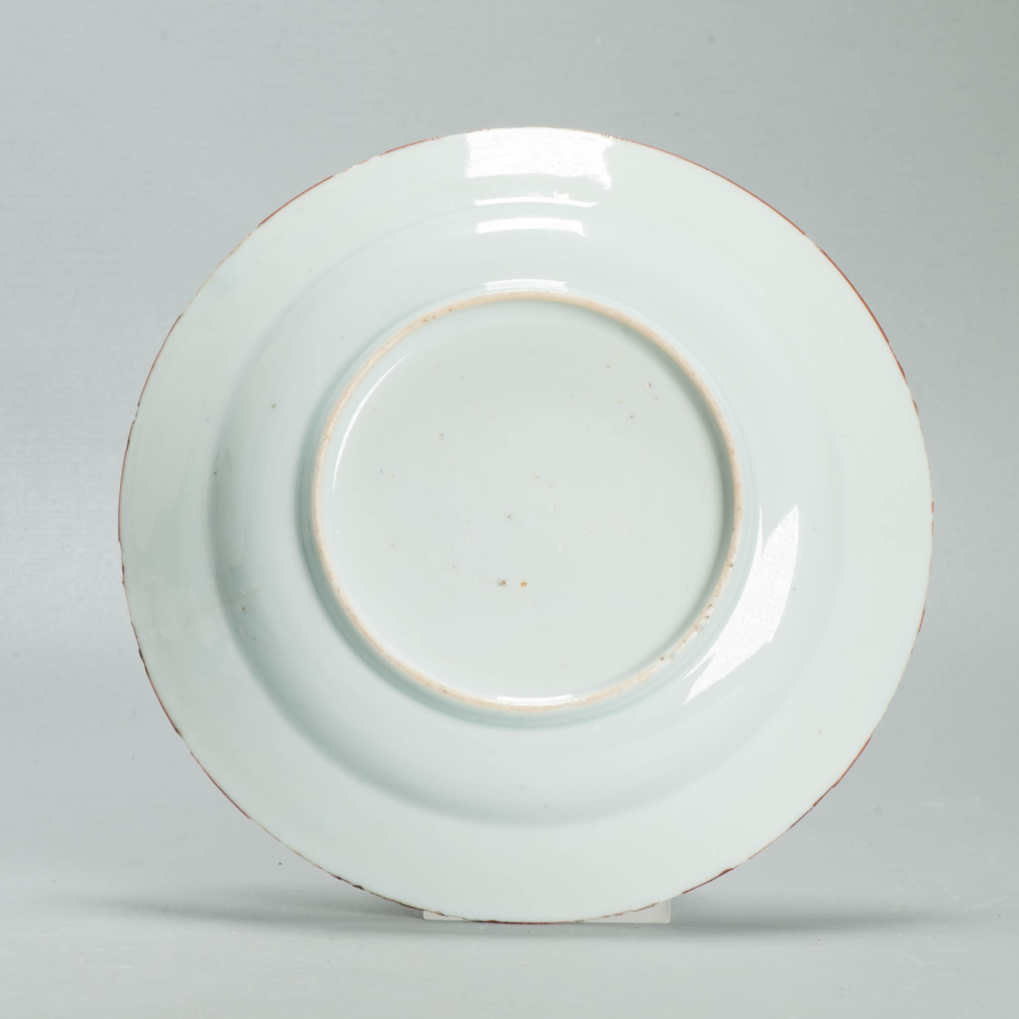 Antique 18C Chinese Porcelain Kakiemon Dish Amsterdam Bont Qing Birds - Image 8