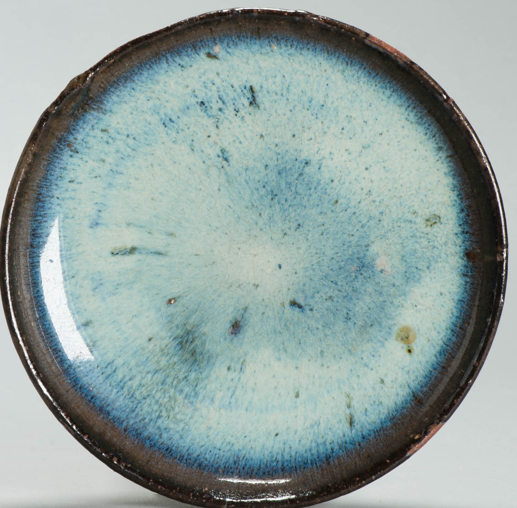 Antique Chinese Yuan Dynasty small jun-ware Dish China Nicely Shaped - Image 9