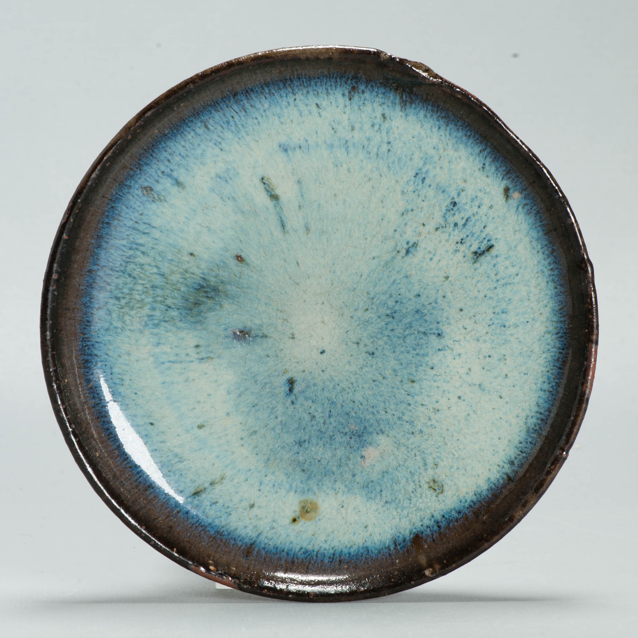 Antique Chinese Yuan Dynasty small jun-ware Dish China Nicely Shaped