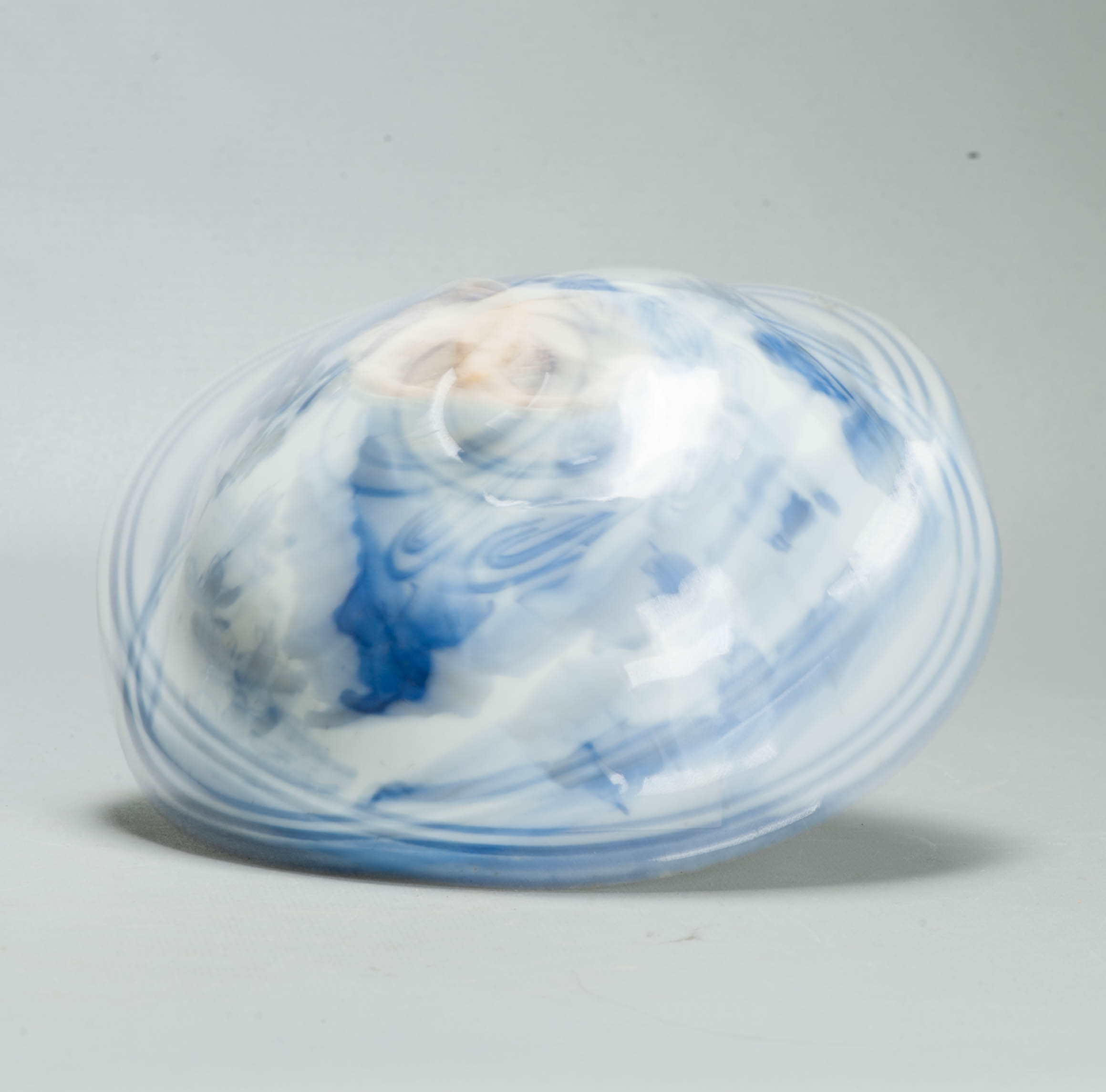 Rare Late Ming Wanli Lid of a Jar Literati scene 17th C Chinese Porcelain Blue and White - Image 11