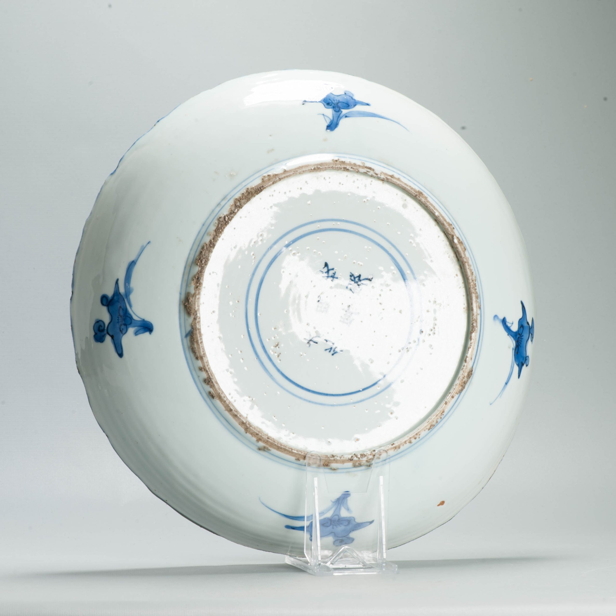 Large Antique Early 17th Century Ming Chinese Kosometsuke Dish Birds 35cm - Image 8