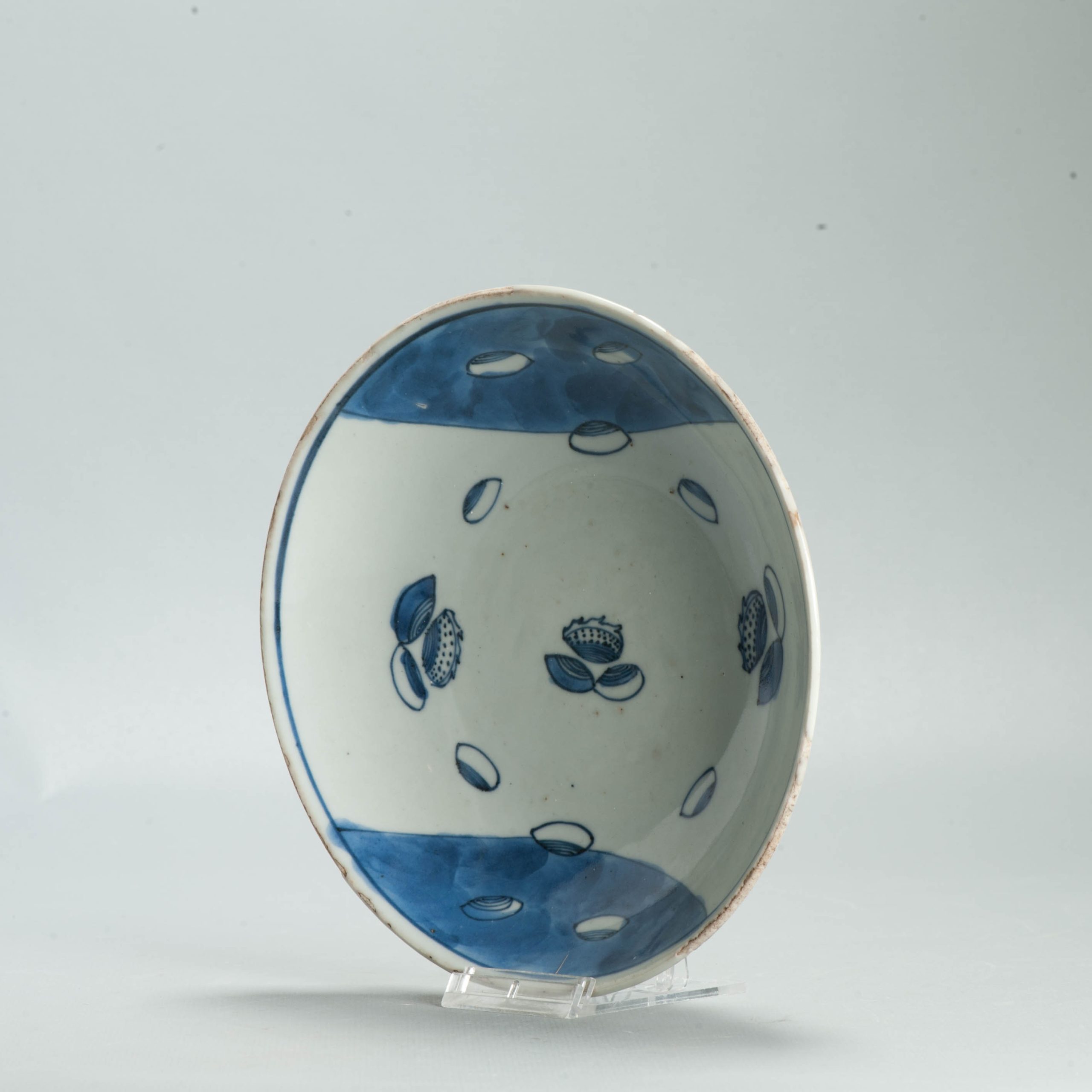 Antique 1600-1644 Chinese Porcelain Ming Transitional Tianqi Shell Beach Plate - Image 13