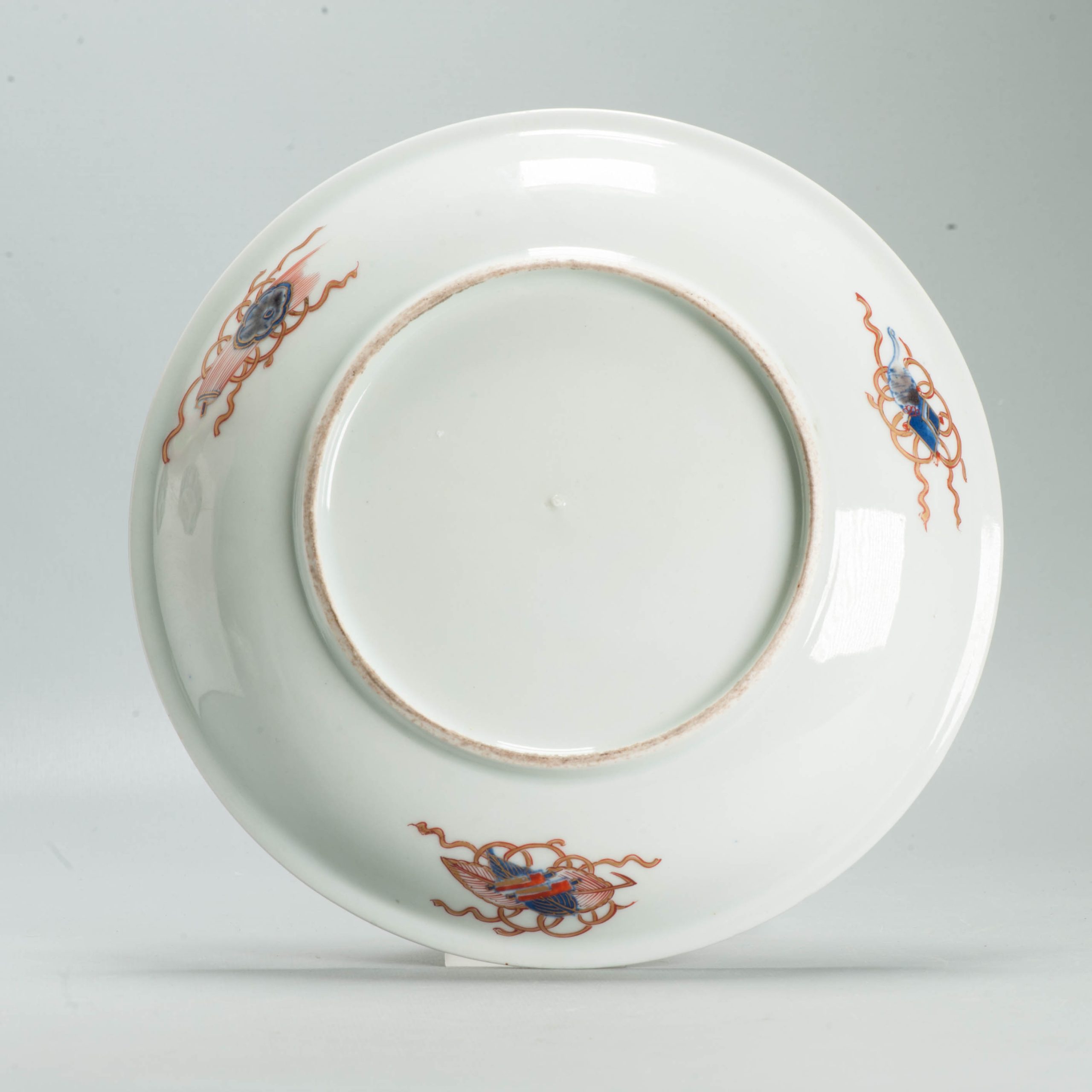 Antique Arita Kiln Edo/Meiji Period Imari Plate ca Japanese Porcelain Floral - Image 5