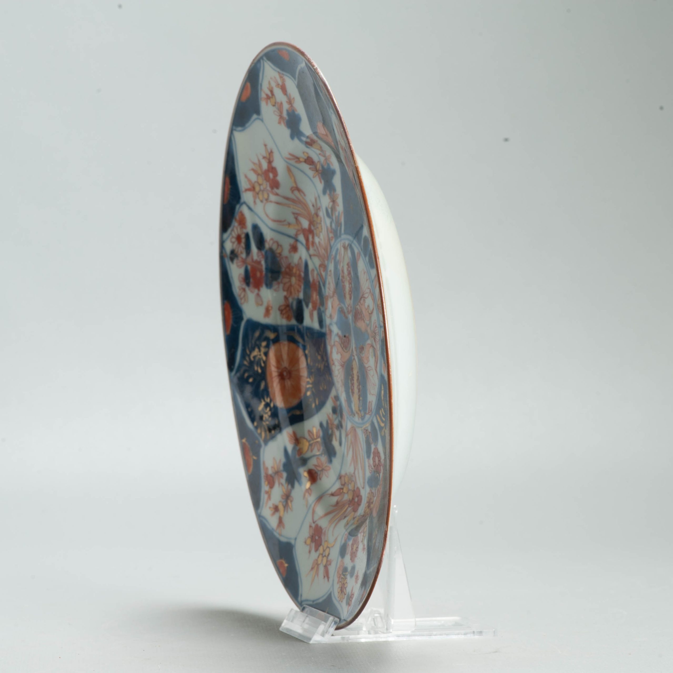 Antique Imari Chinese Plate 18th Plate Chinese Porcelain Qing Dynasty - Image 12