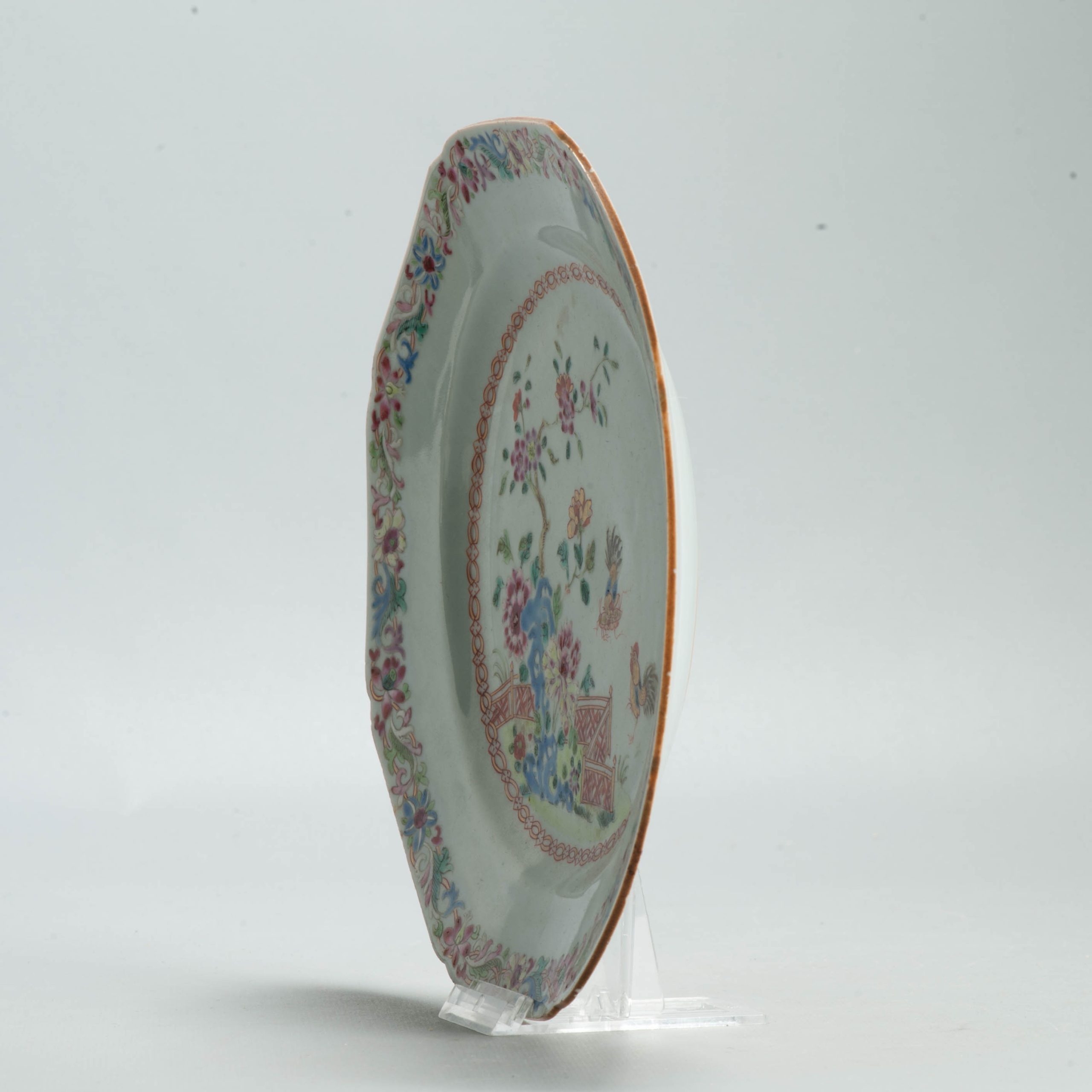 Antique 1730-1740 Chinese Porcelain Teapot China Lotus Rose Qianlong Period - Image 12