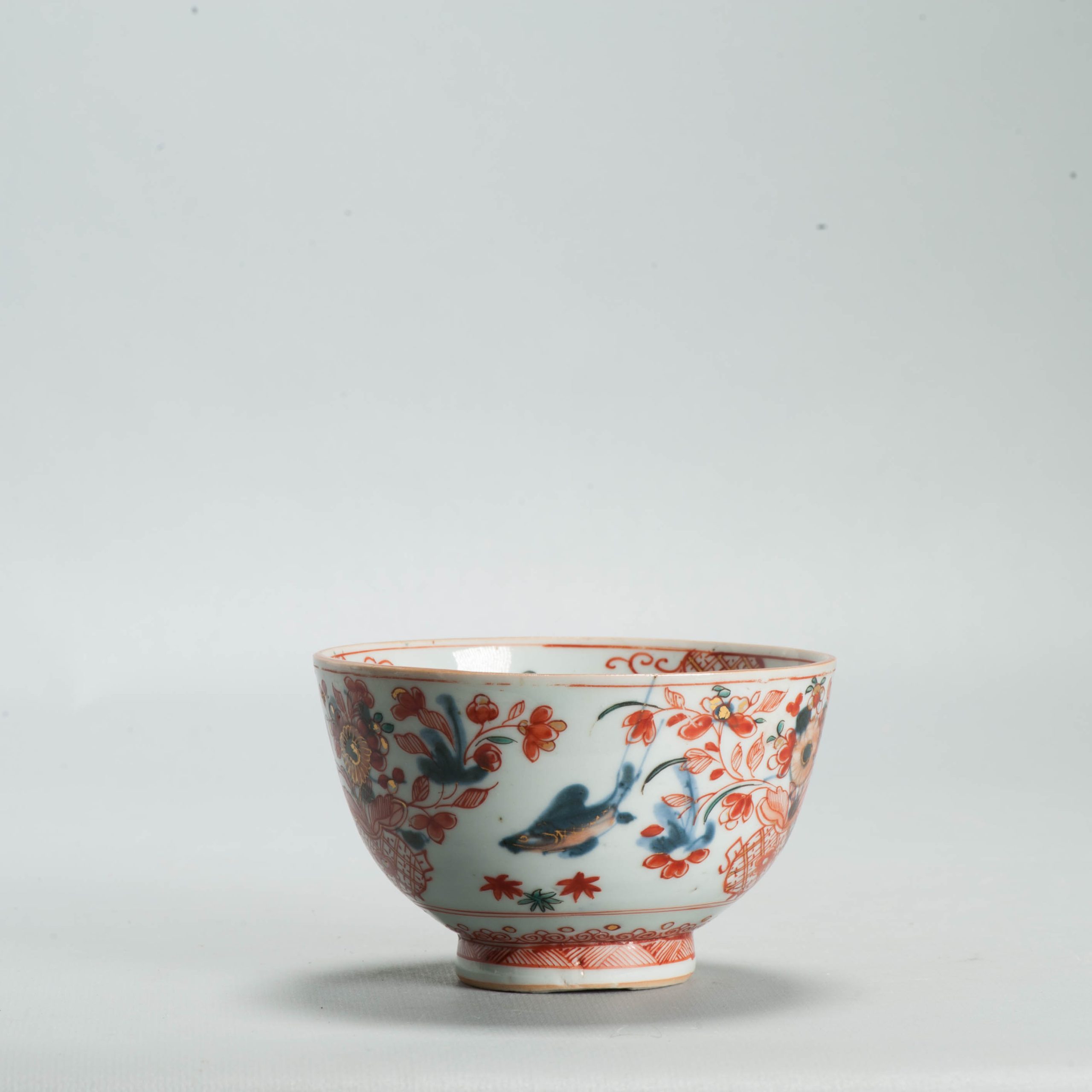 Antique 1720-30 Qing Chinese Porcelain Bowl European Amsterdam Bont Decoration - Image 12