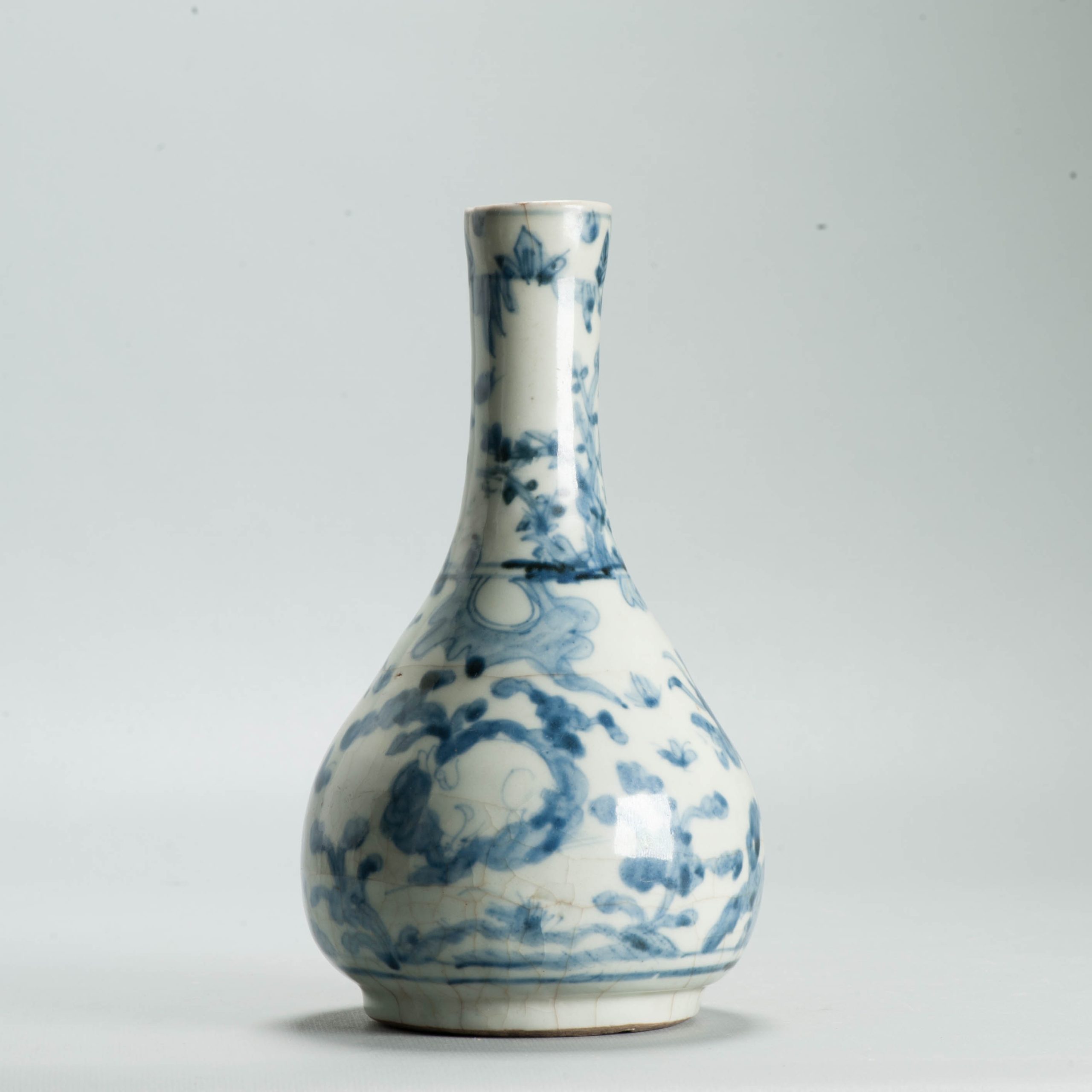 Antique Ming Wanli Chinese Swatow Zhangzhou Porcelain Vase Rabbit Carp - Image 17