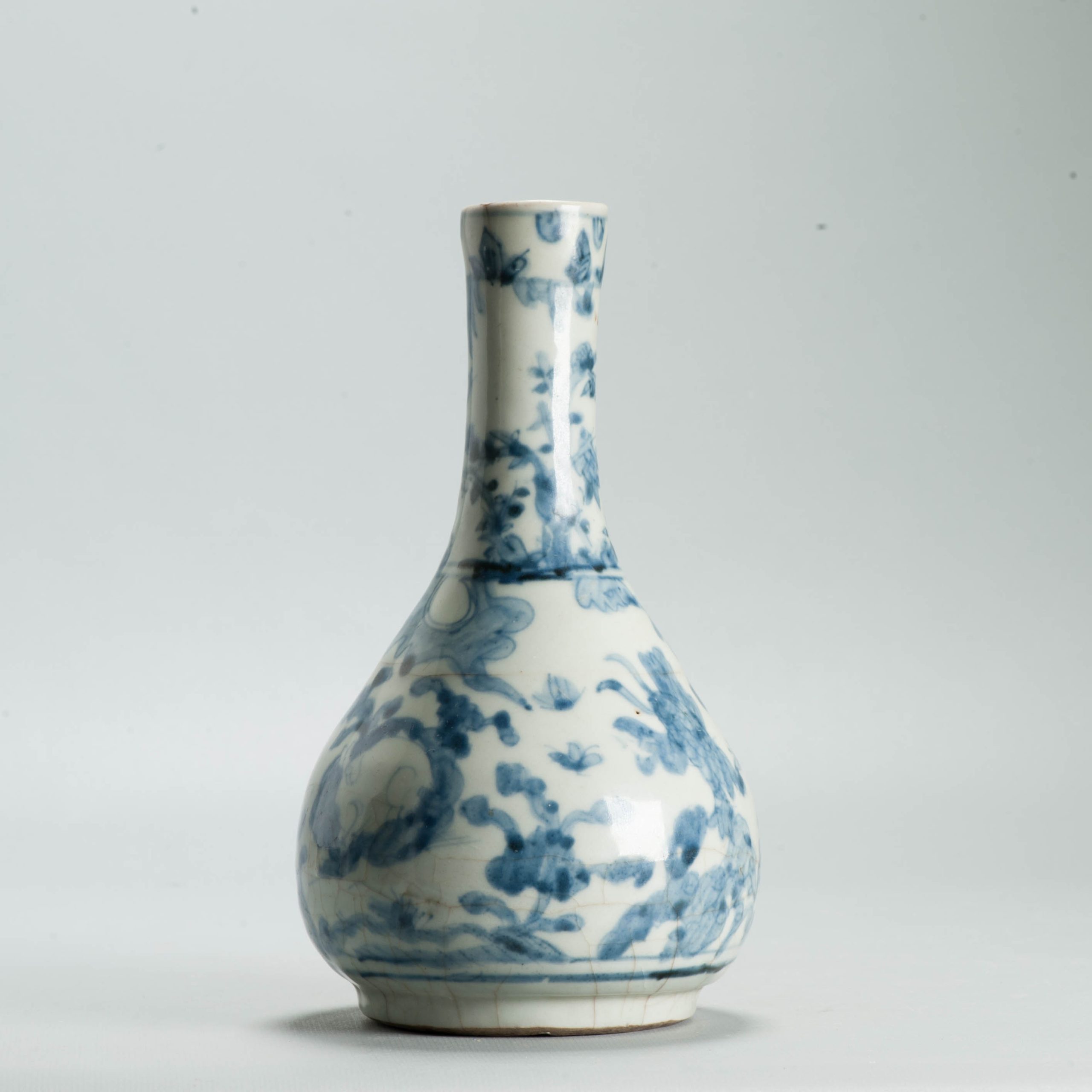 Antique Ming Wanli Chinese Swatow Zhangzhou Porcelain Vase Rabbit Carp - Image 16