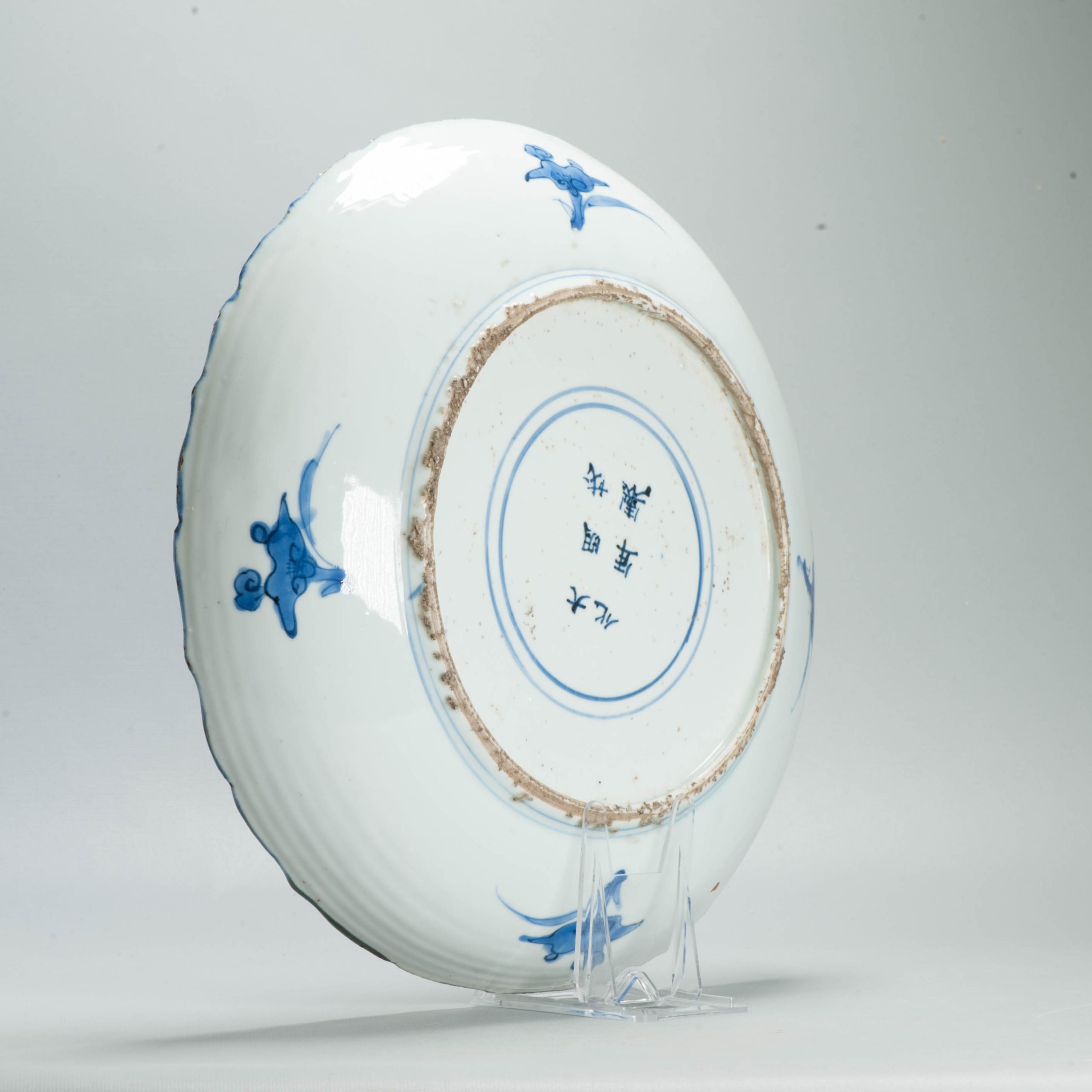 Large Antique Early 17th Century Ming Chinese Kosometsuke Dish Birds 35cm - Image 9