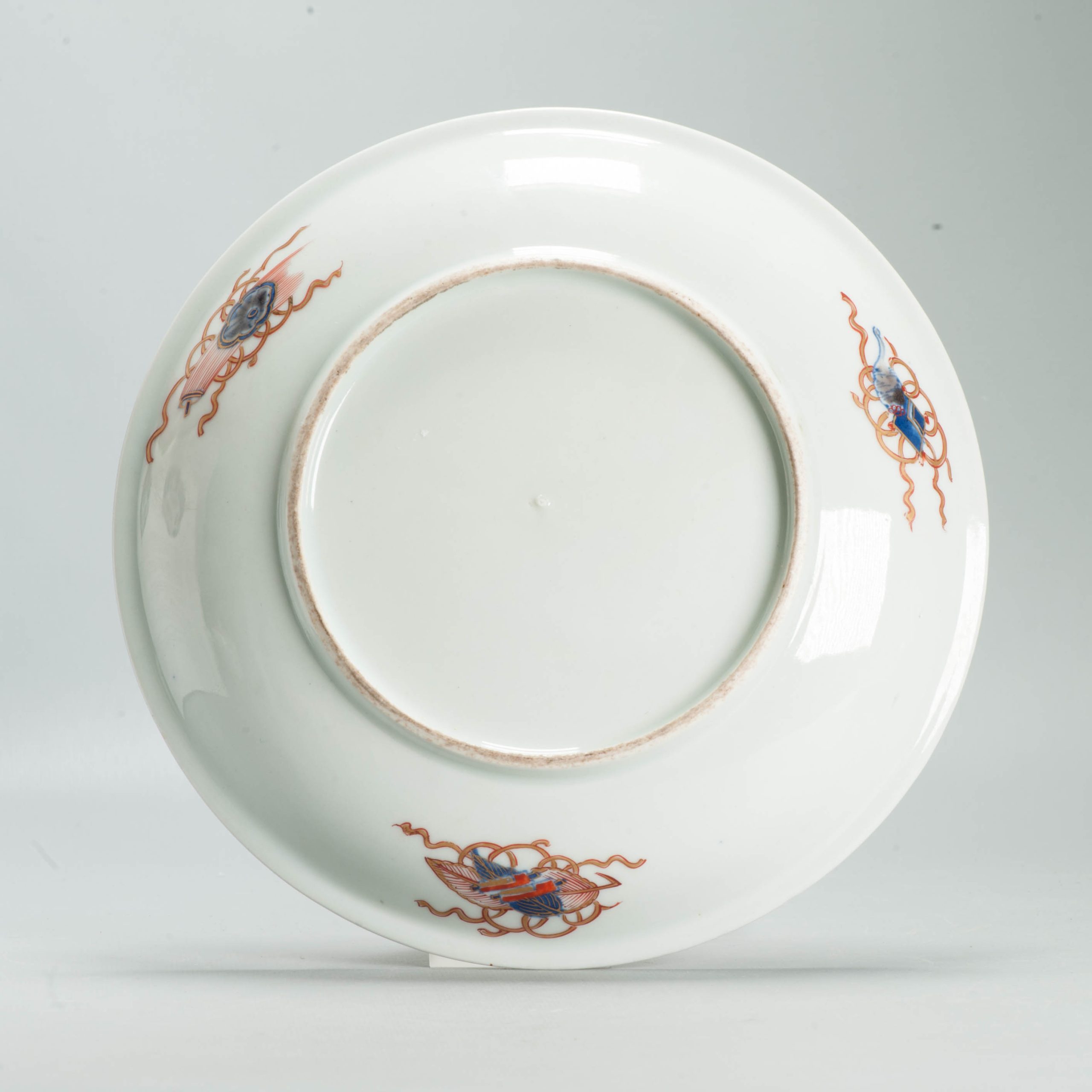 Antique Arita Kiln Edo/Meiji Period Imari Plate ca Japanese Porcelain Floral - Image 6