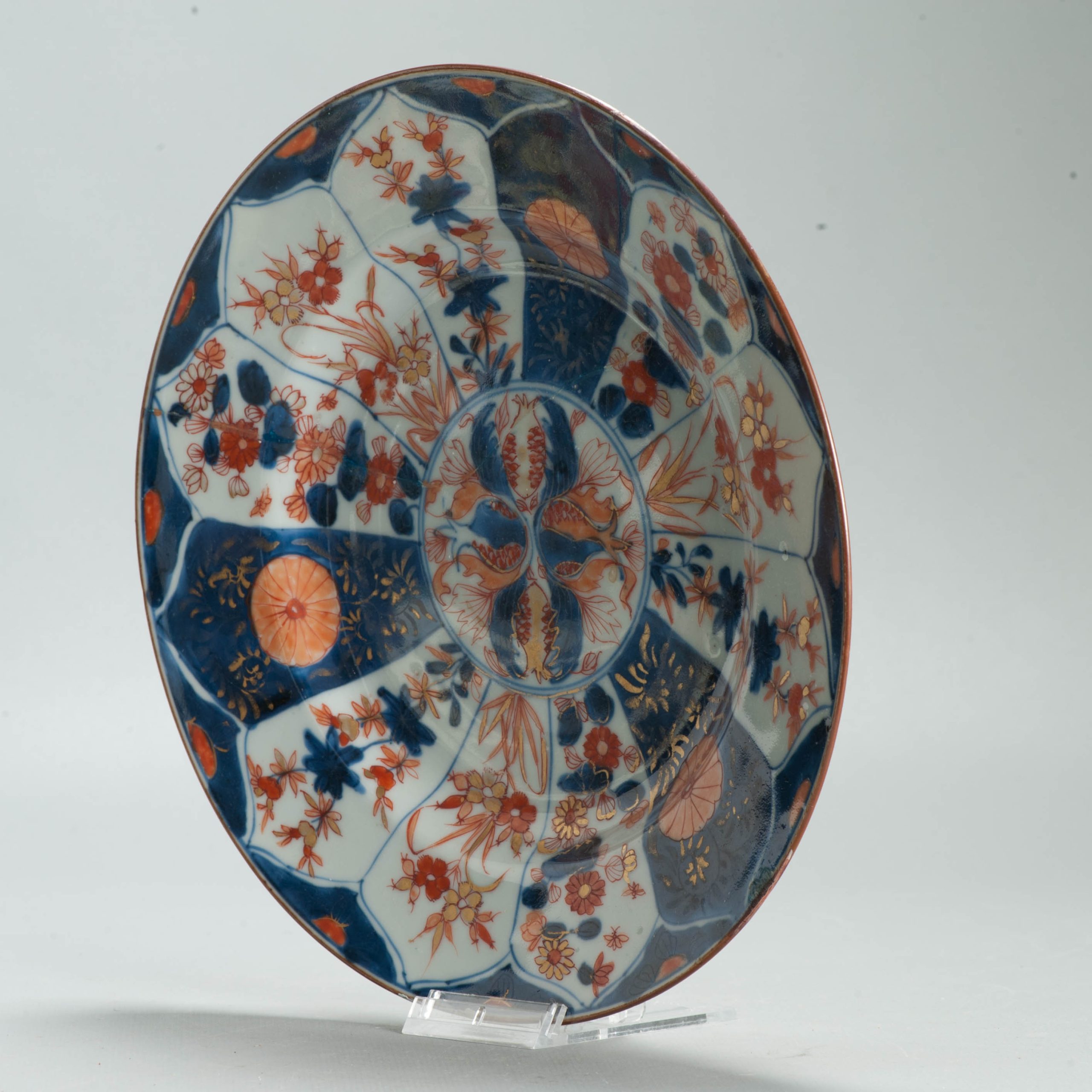 Antique Imari Chinese Plate 18th Plate Chinese Porcelain Qing Dynasty - Image 13