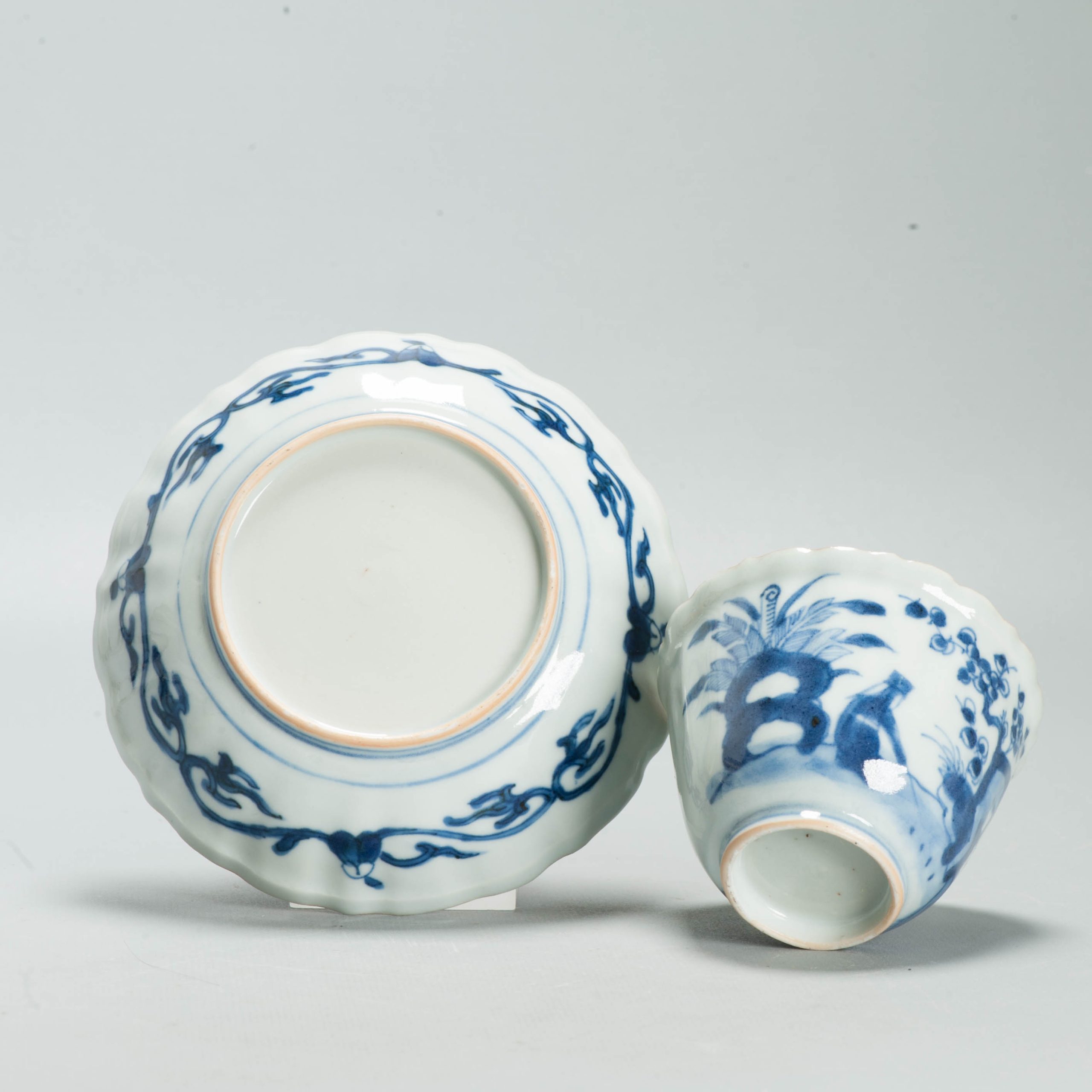Antique 1670-1700 Japanese Arita Kakiemon Unusual shaped Tea Set Figural - Image 2