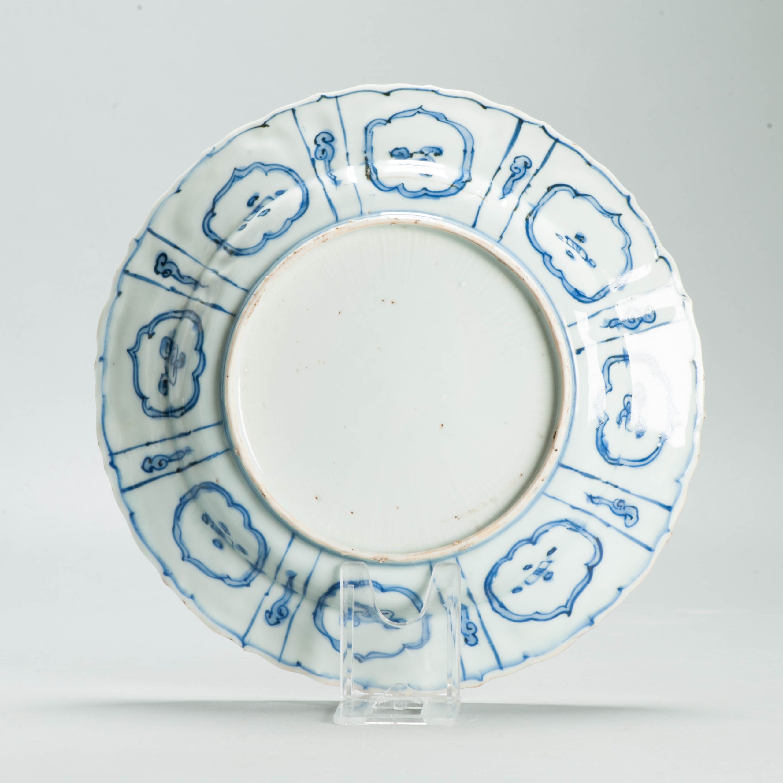 Antique Chinese Ming Wanli Kraak Porcelain Dish Deer Birds c.1600 - 图片 7