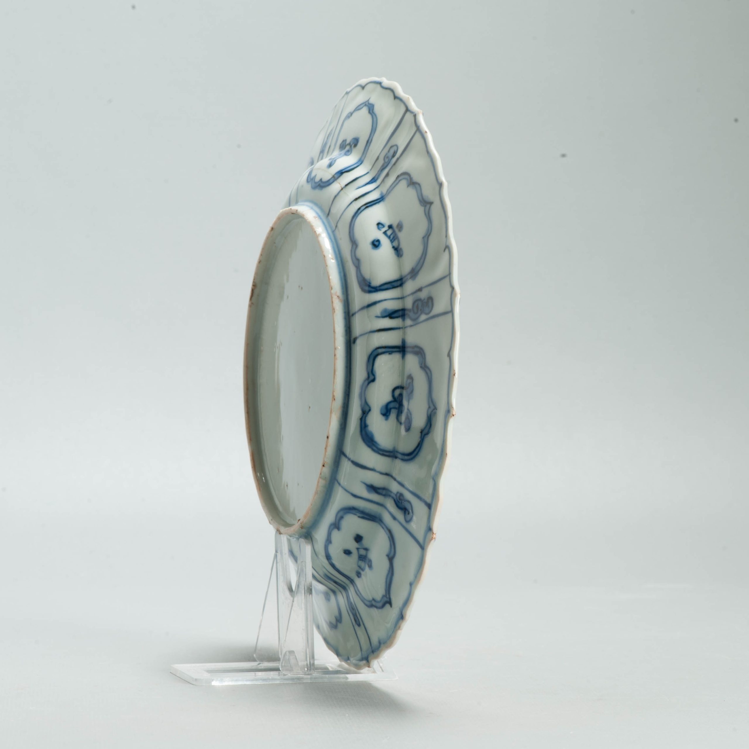 Antique Chinese Ming Wanli Kraak Porcelain Dish Deer Birds c.1600 - 图片 5