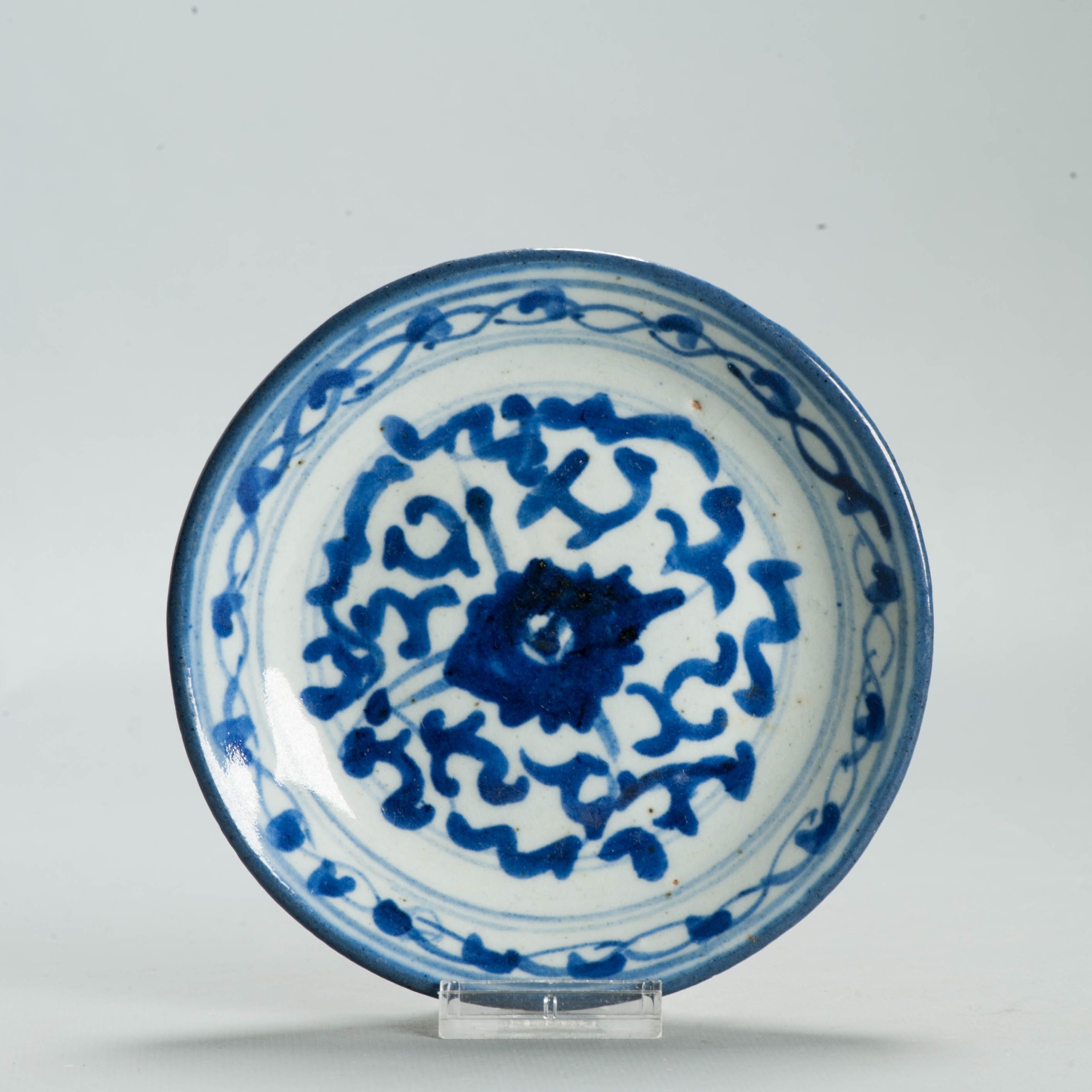 Antique Chinese Porcelain 19C Plate China Antique Kitchen Qing Dehua