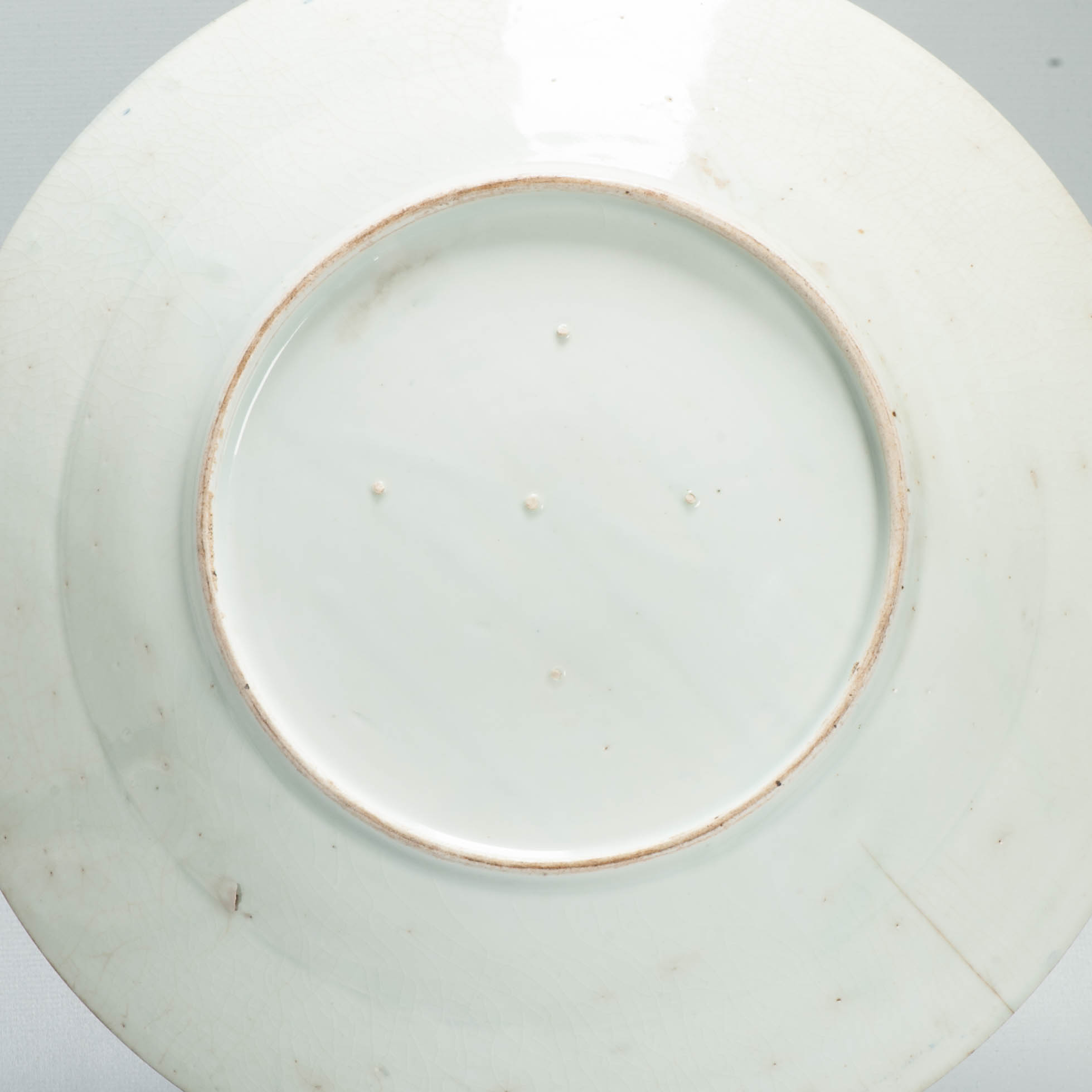 32CM Antique Kraak Edo period 1680-1690 Japanese Porcelain Charger Arita