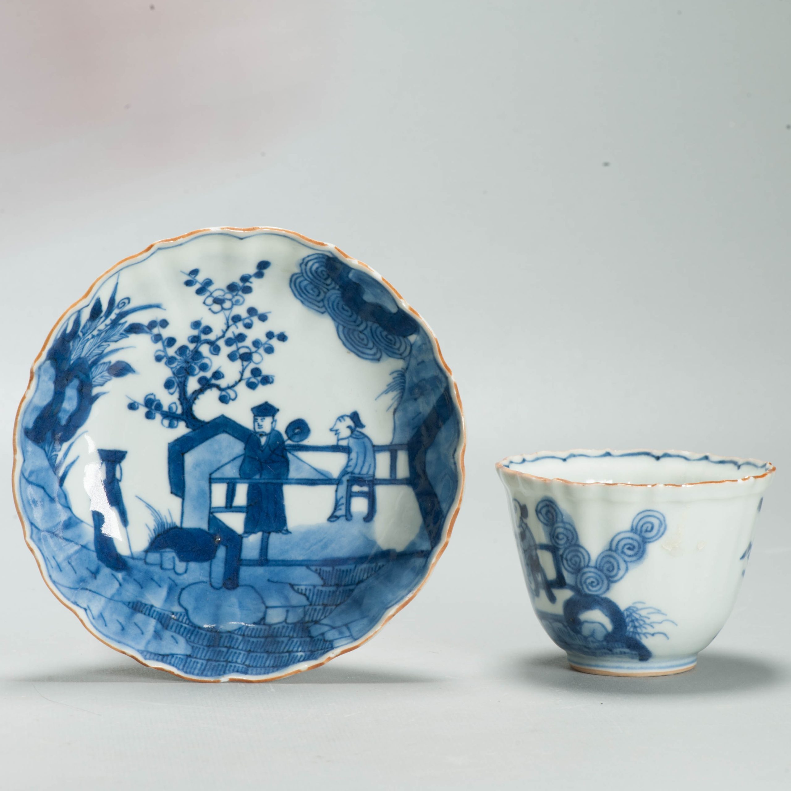 Antique 1670-1700 Japanese Arita Kakiemon Unusual shaped Tea Set Figural - Image 4