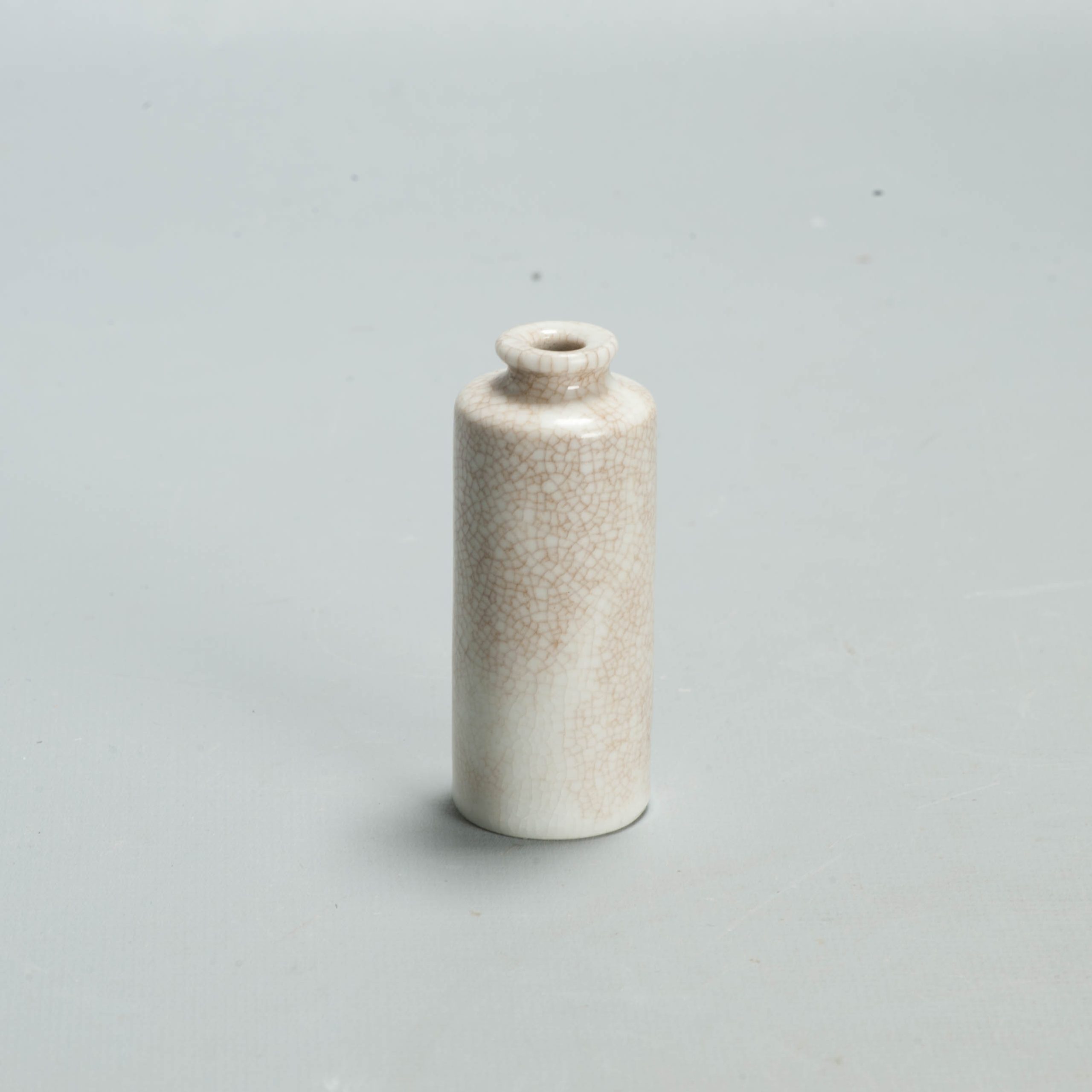 Rare 18th c Ge Crackle Kangxi miniature Rollwagon Vase Dollhouse Qing - Image 24