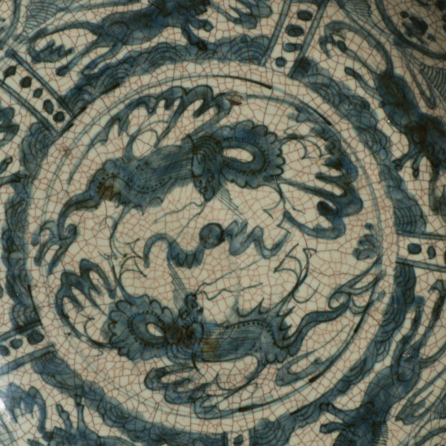 Antique Chinese 16/17C Chinese Porcelain Dish Swatow landscape Islamic Market - 图片 13