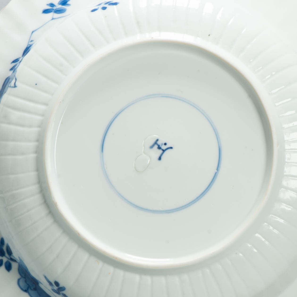 Very Rare Antique Chinese Kangxi Blue & White Porcelain Batavia City Dish - 图片 5
