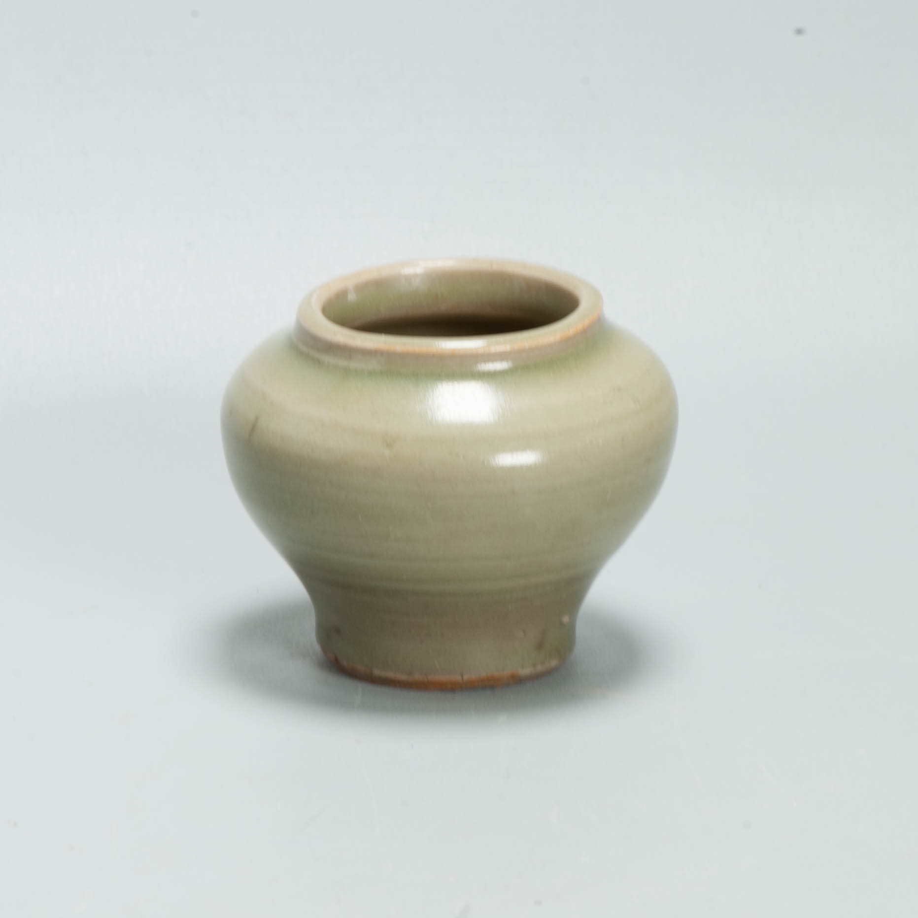 Antique Chinese Ming period Celadon Longquan baluster-shaped jarlet