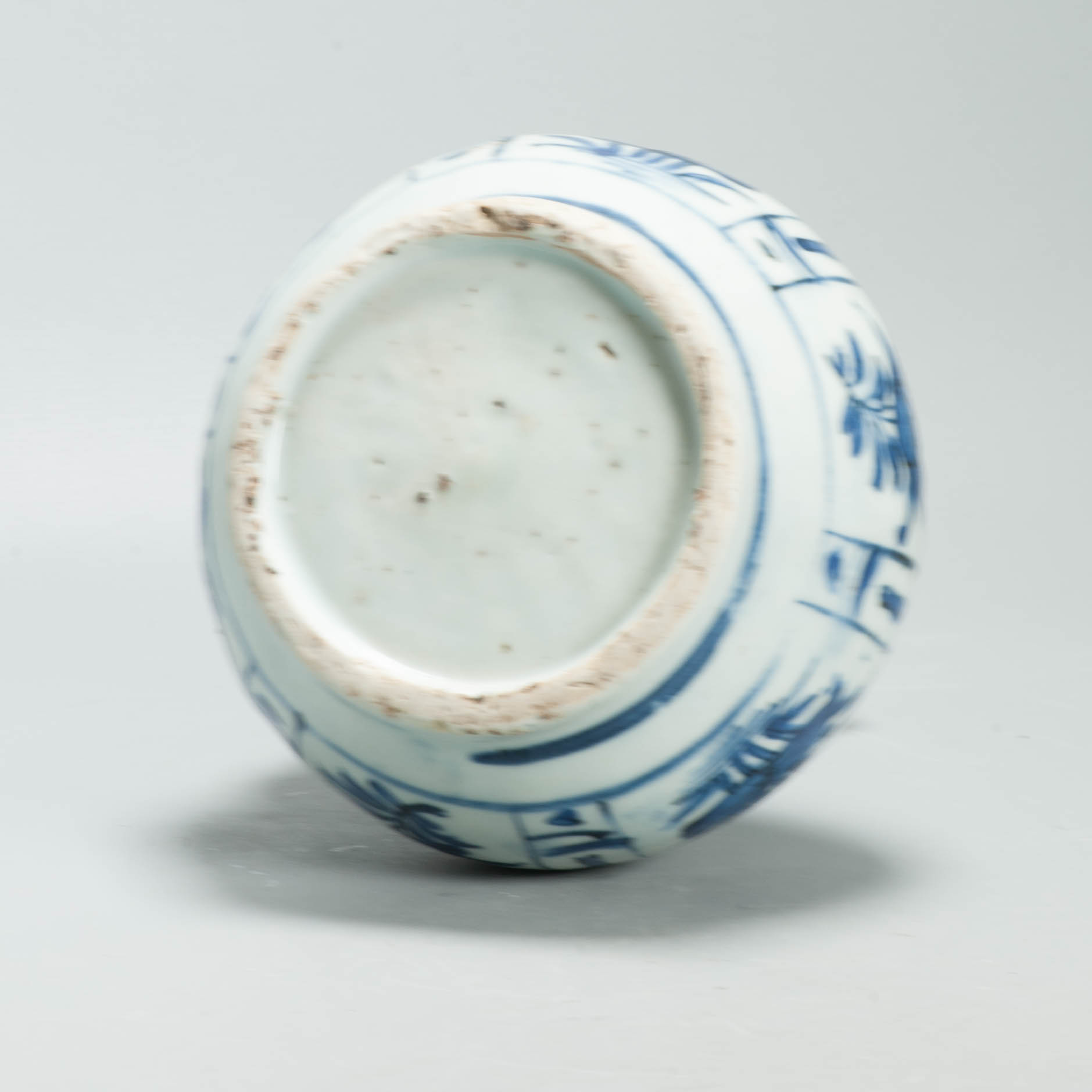 Antique Chinese Porcelain Large Kraak Ghendi porcelain Blue and White - Image 9