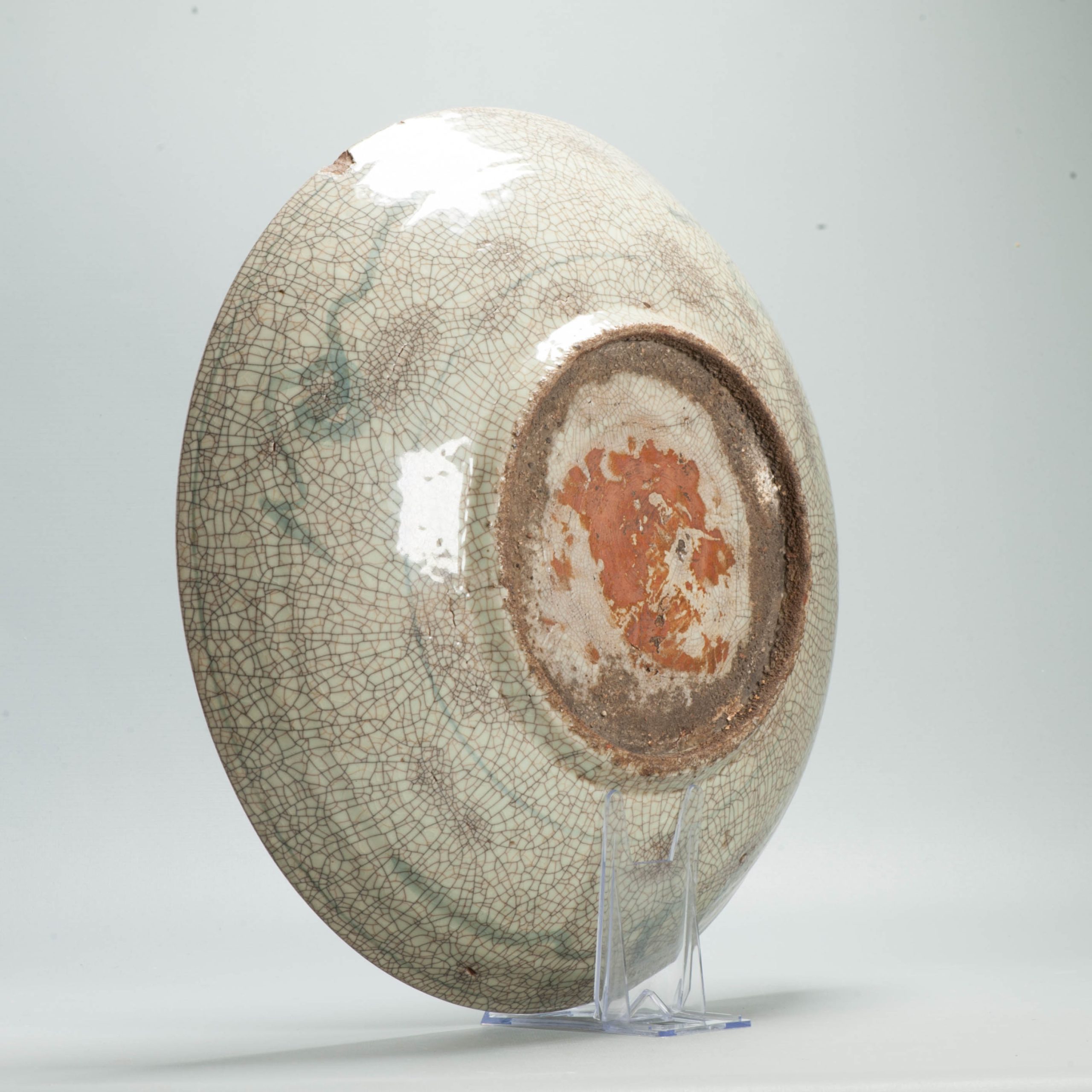 Antique Chinese 16/17C Chinese Porcelain Dish Swatow landscape Islamic Market - 图片 9
