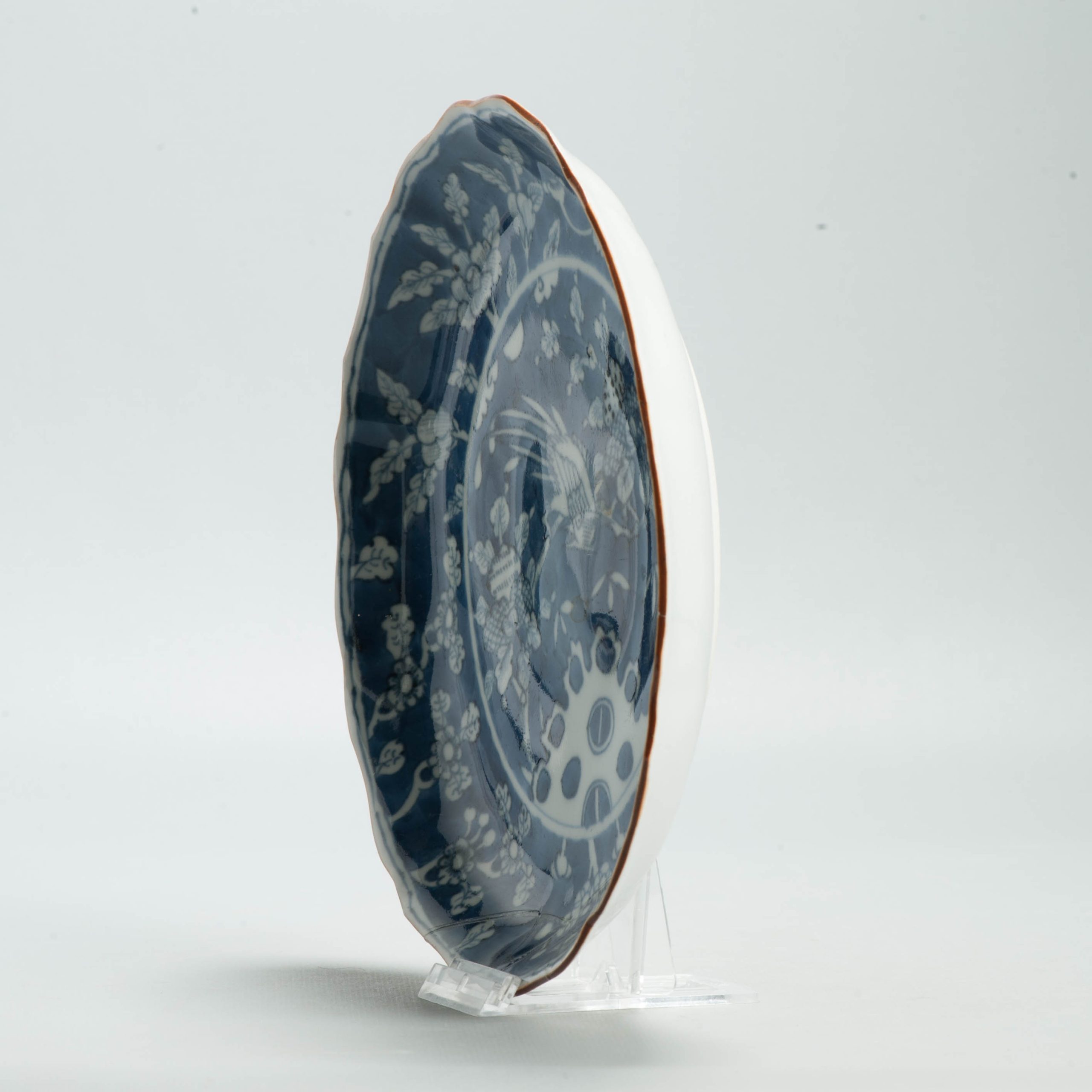 Antique 18C Japanese Porcelain Shonzui Plate Ming Chinese Style dish Japan - Image 11
