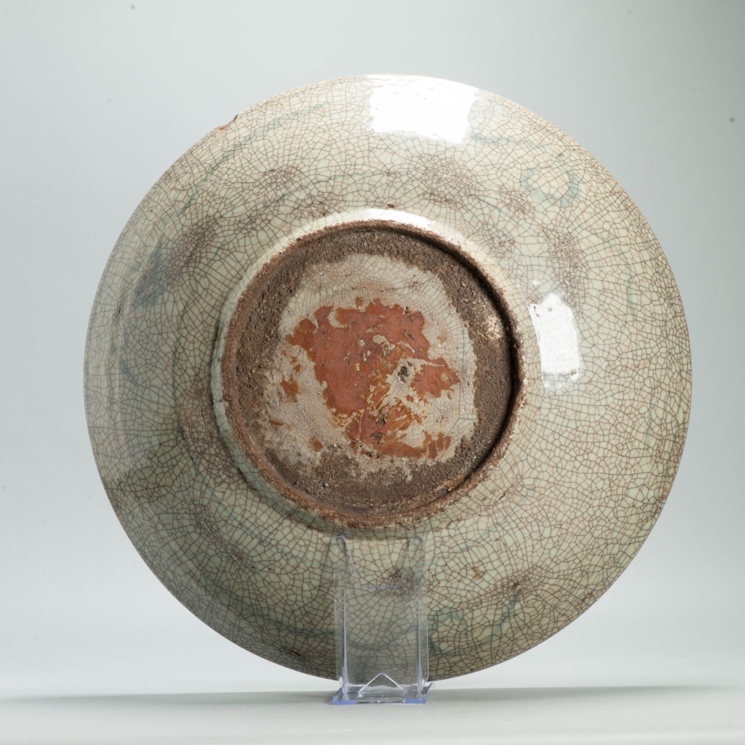 Antique Chinese 16/17C Chinese Porcelain Dish Swatow landscape Islamic Market - 图片 7