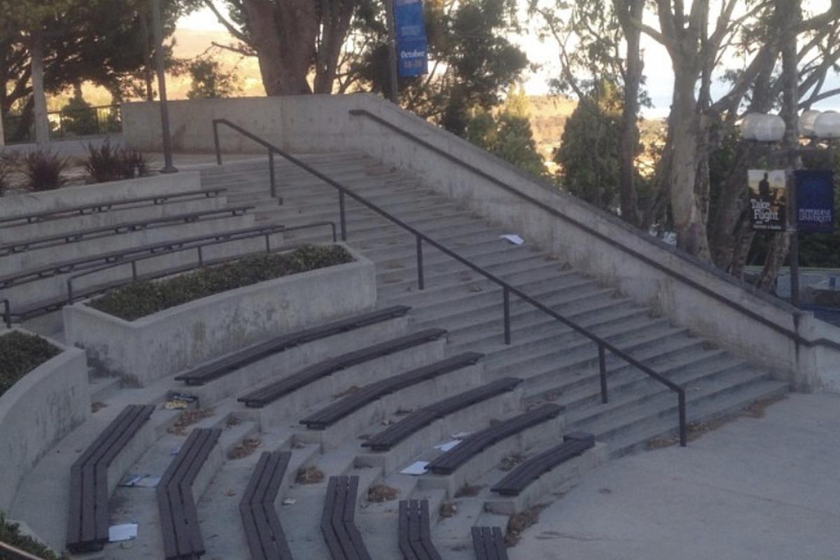 Image for skate spot Pepperdine University 27 Stair Rail