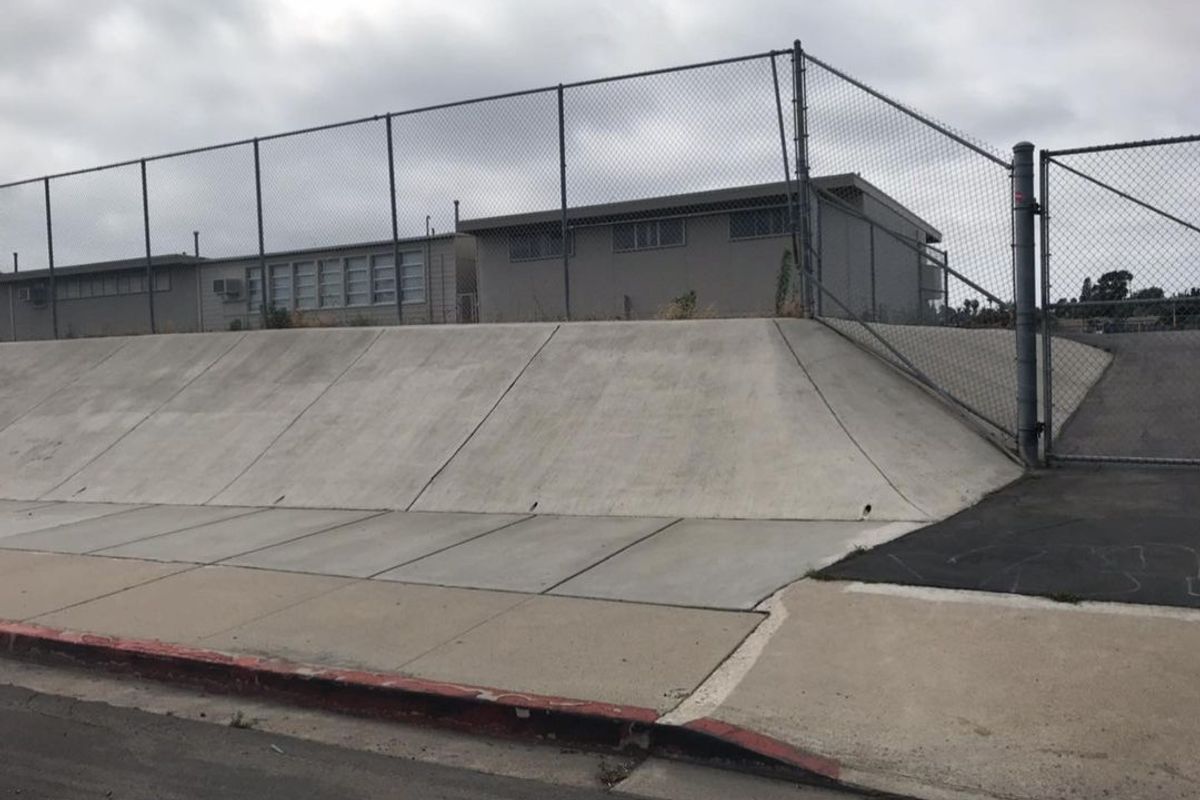 Image for skate spot Pacific View Elementary Banks