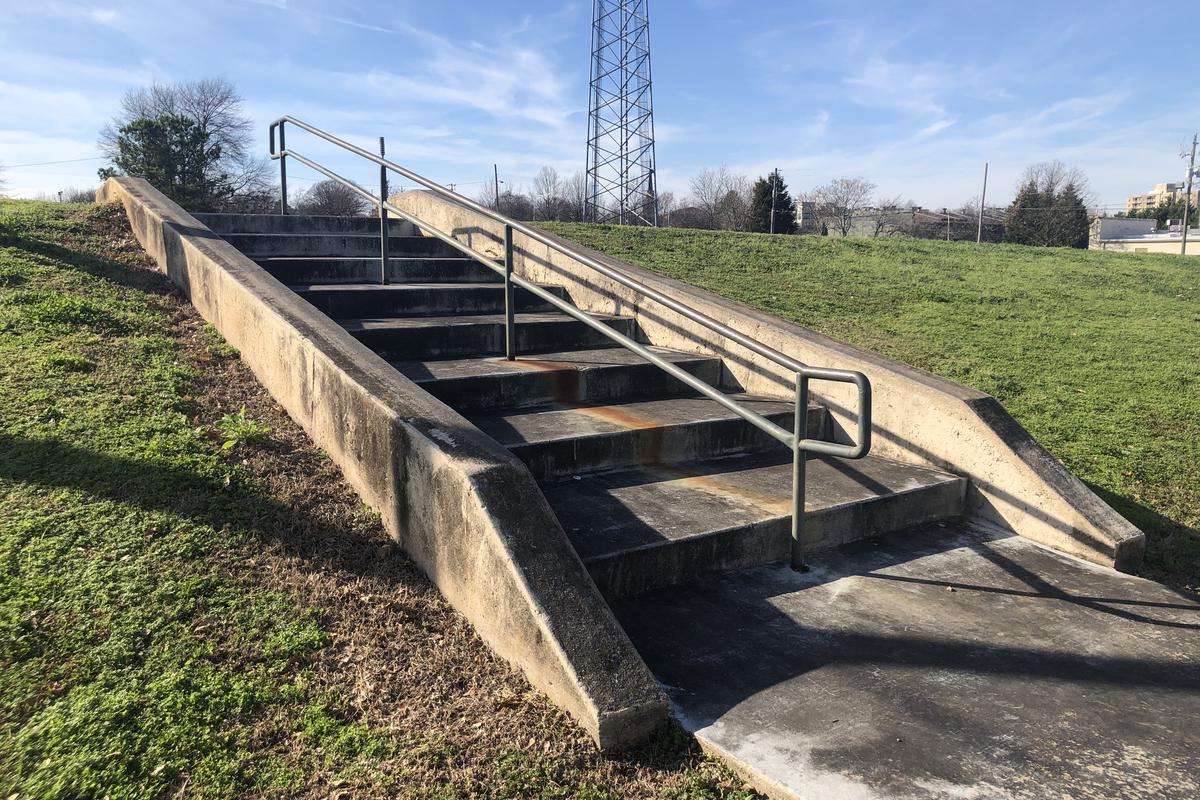 Image for skate spot Long 8 Stair Hubba